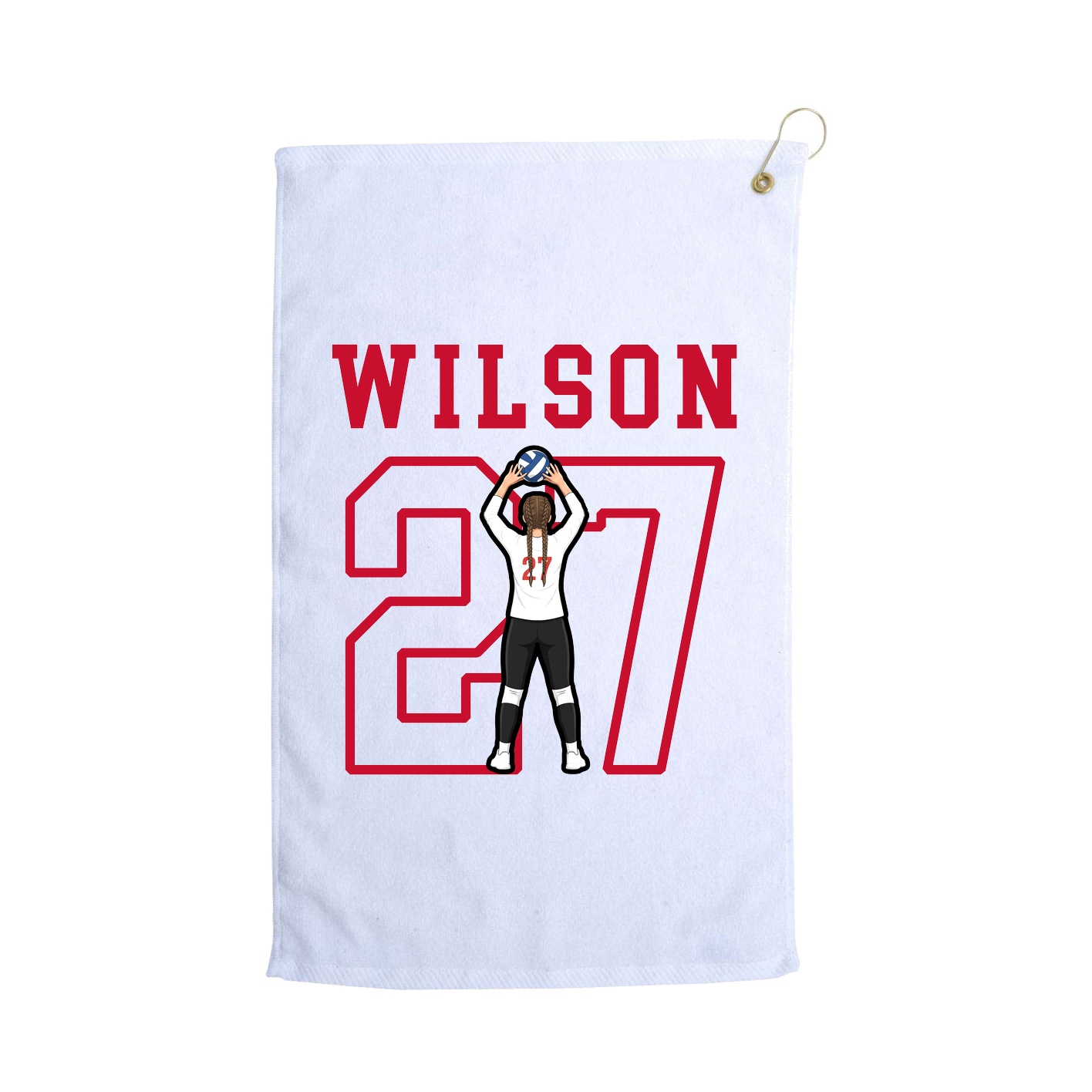 Golf Towel — Shirsey in White