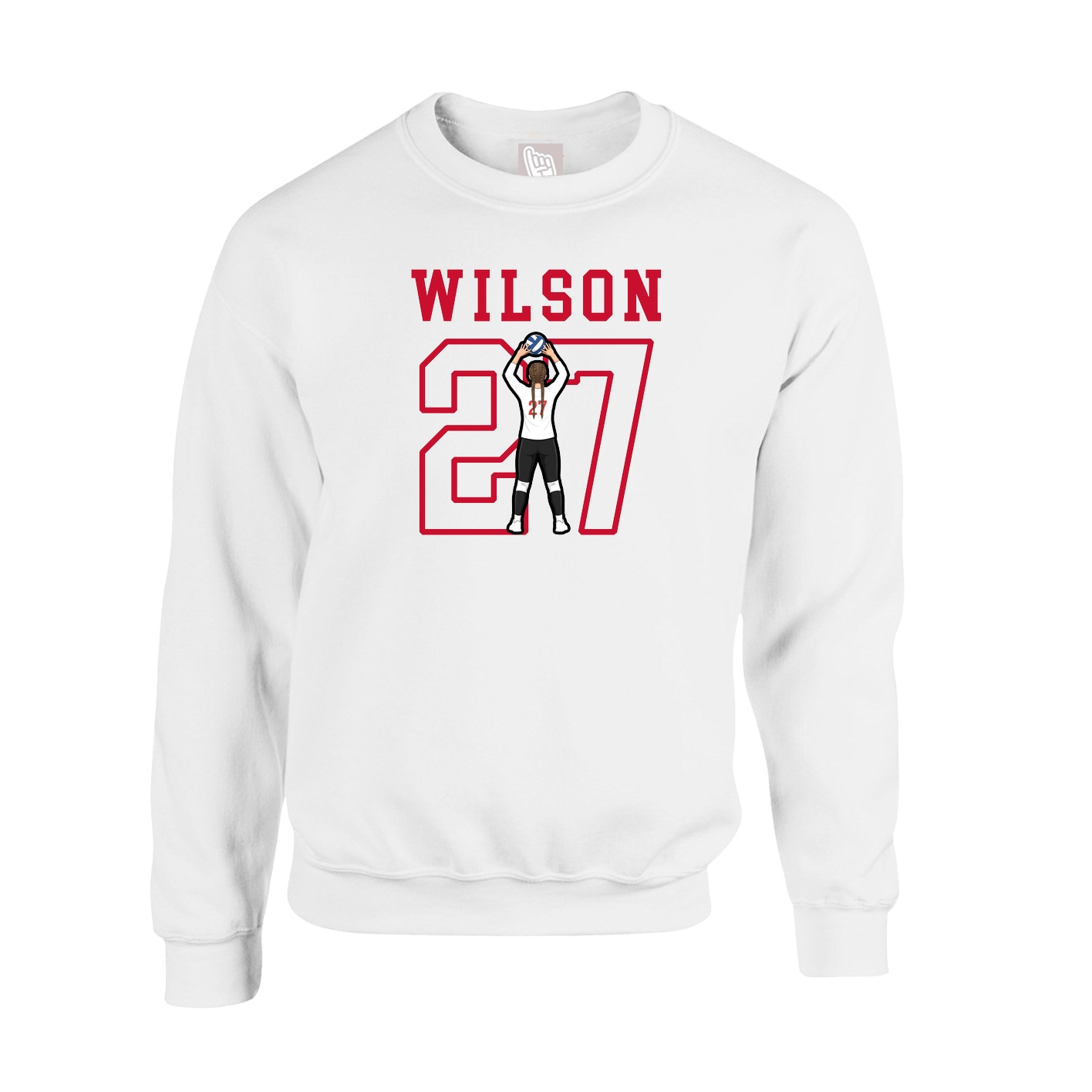 Fleece Crew — Shirsey in White