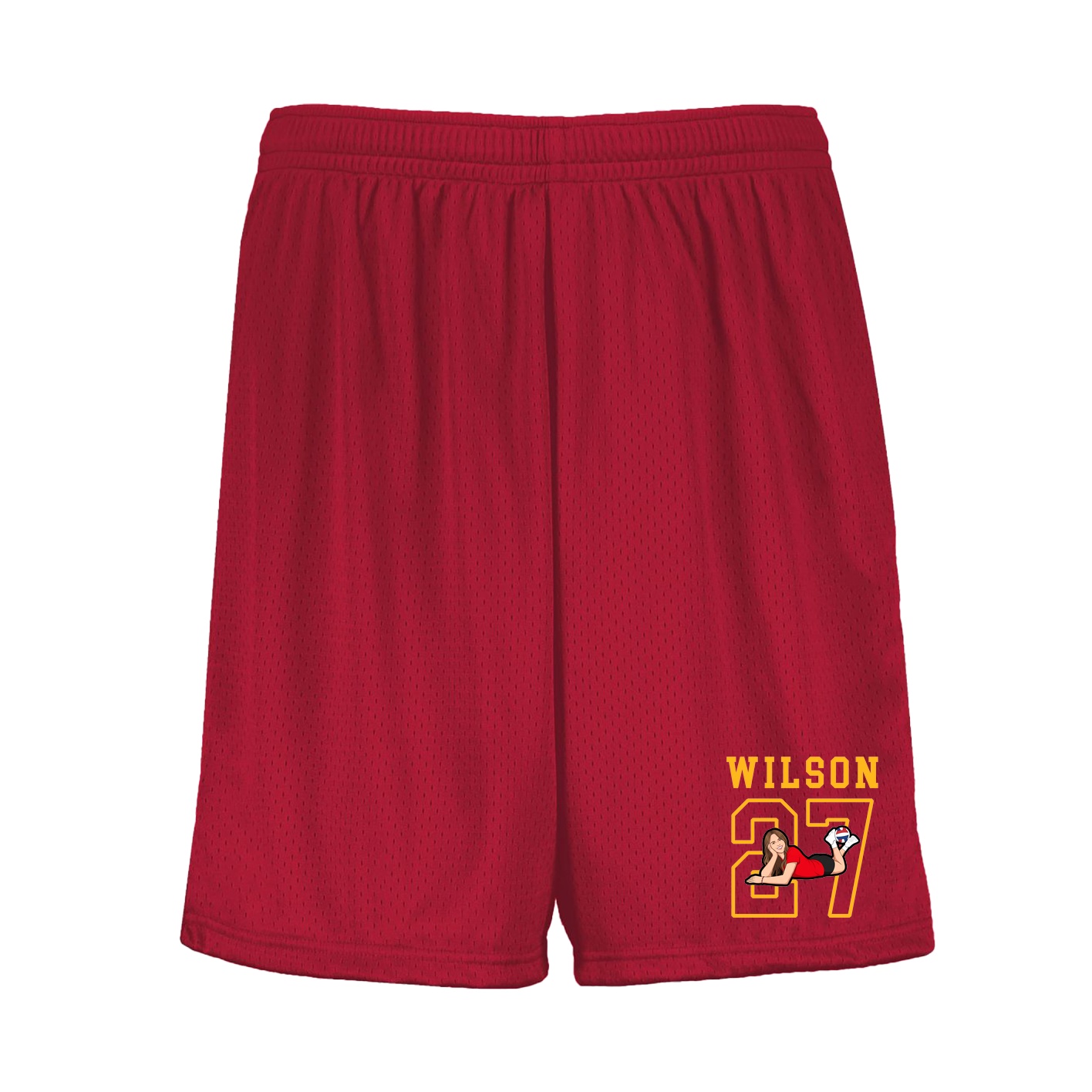 Shorts — Shirsey in Red