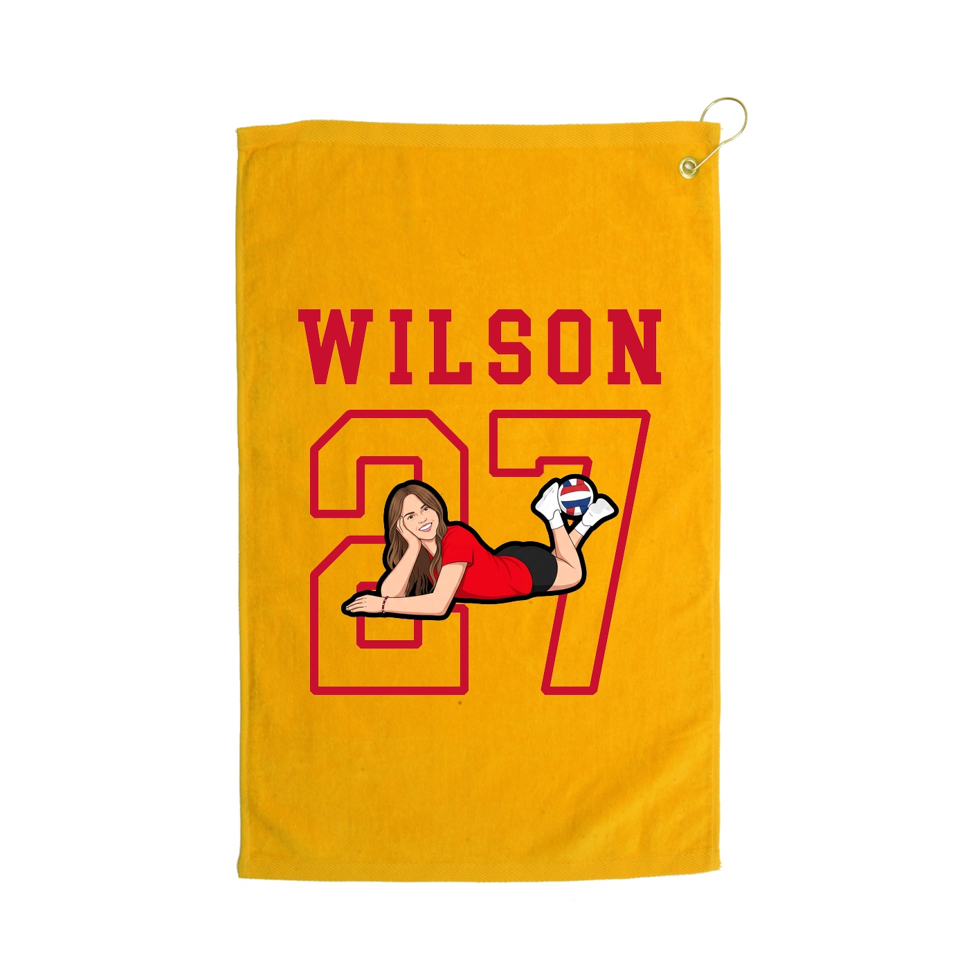 Golf Towel — Shirsey in Gold