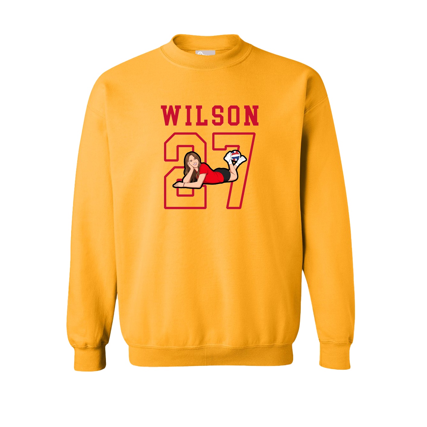 Fleece Crew — Shirsey in Gold