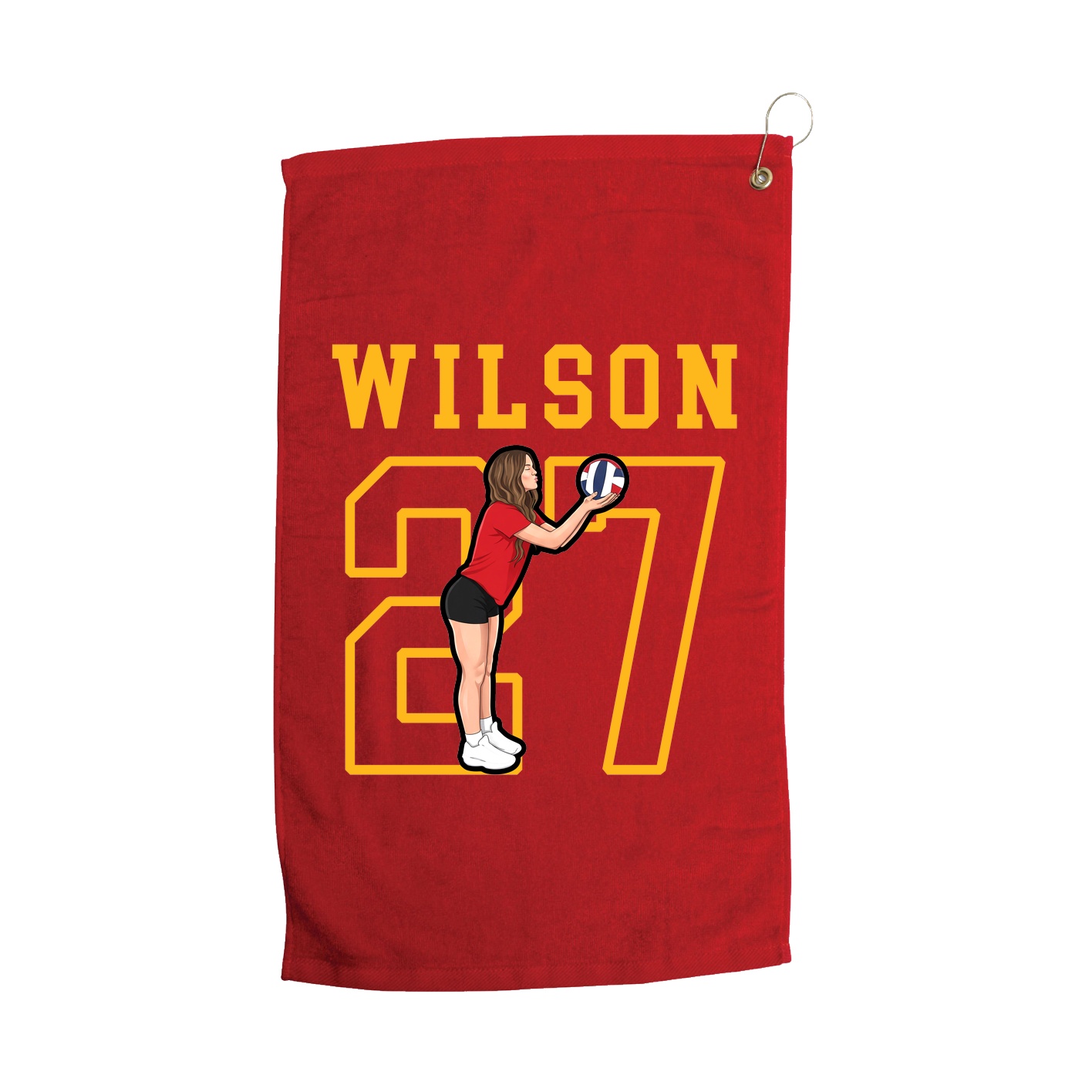 Golf Towel — Shirsey in Red
