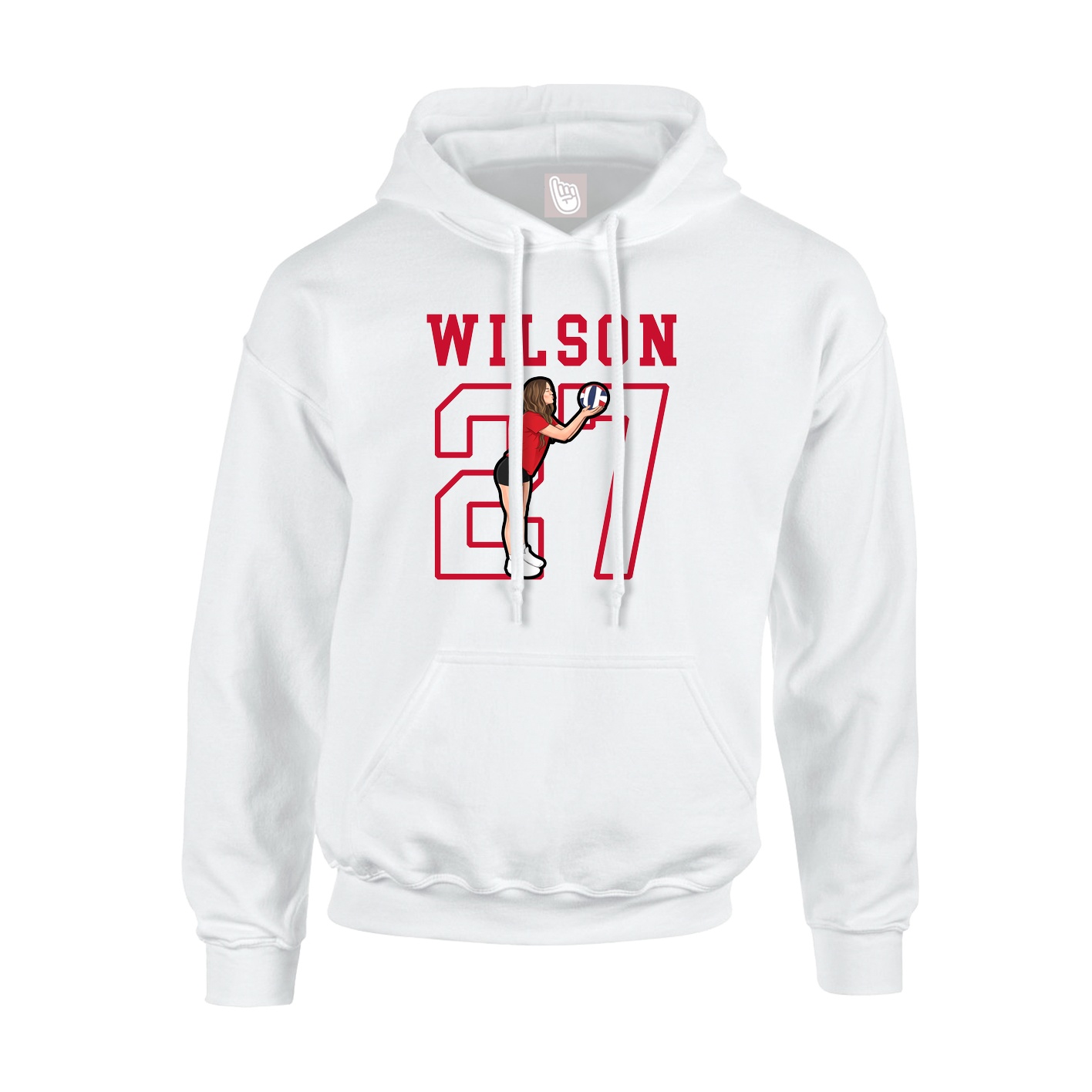 Youth Hoodie — Shirsey in White
