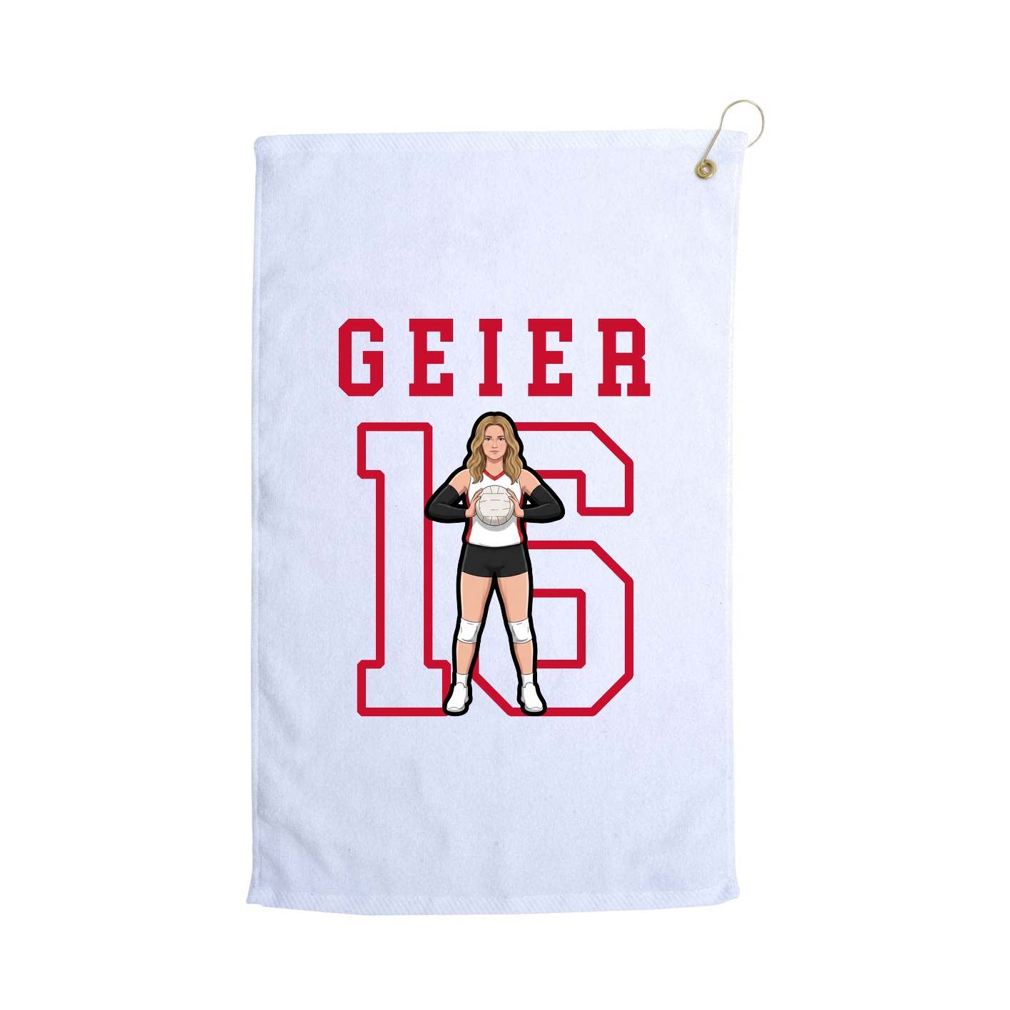 Golf Towel — Shirsey in White