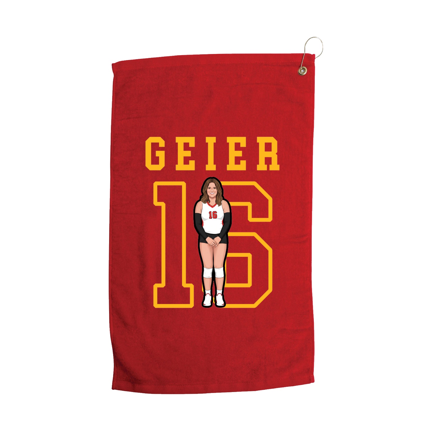 Golf Towel — Shirsey in Red