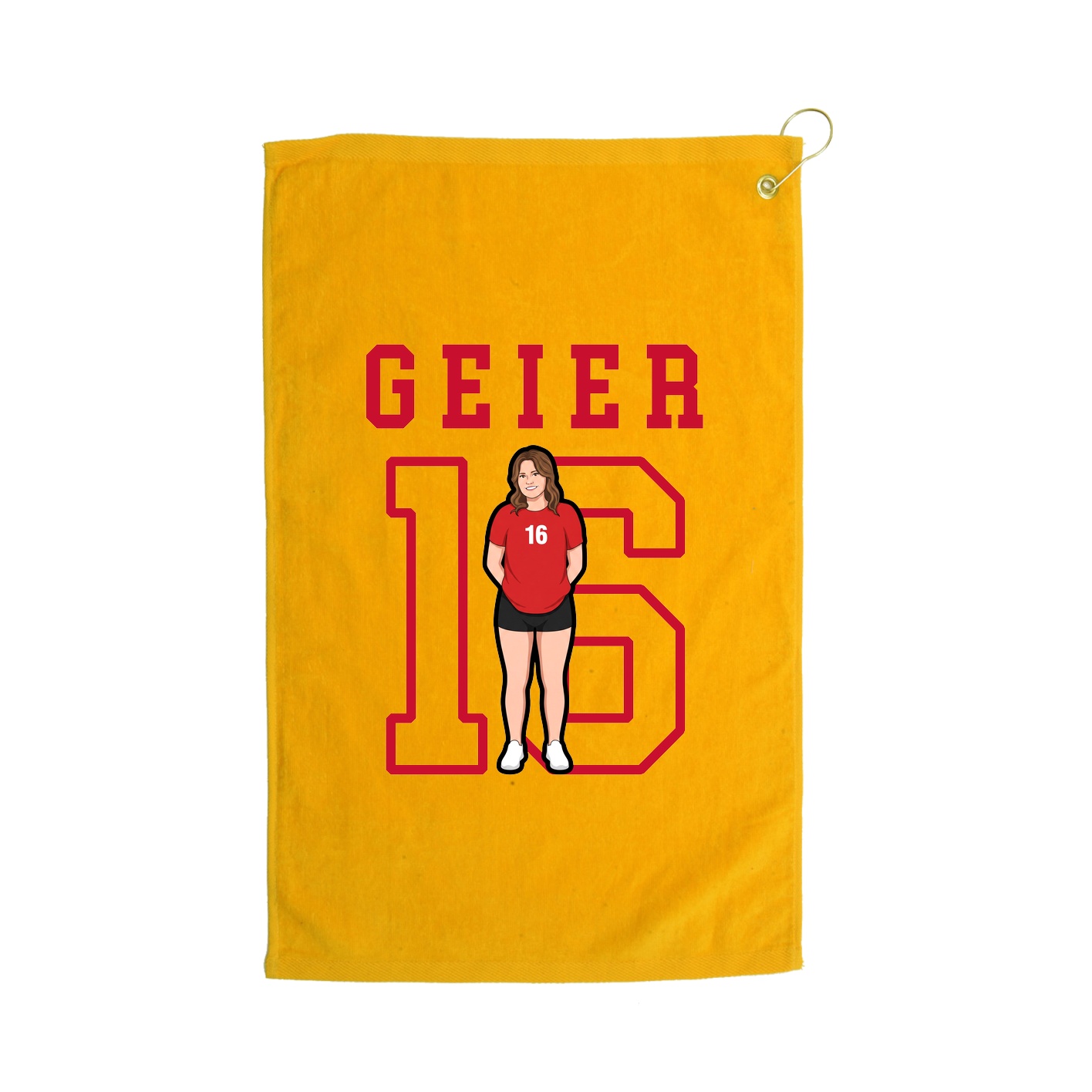Golf Towel — Shirsey in Gold