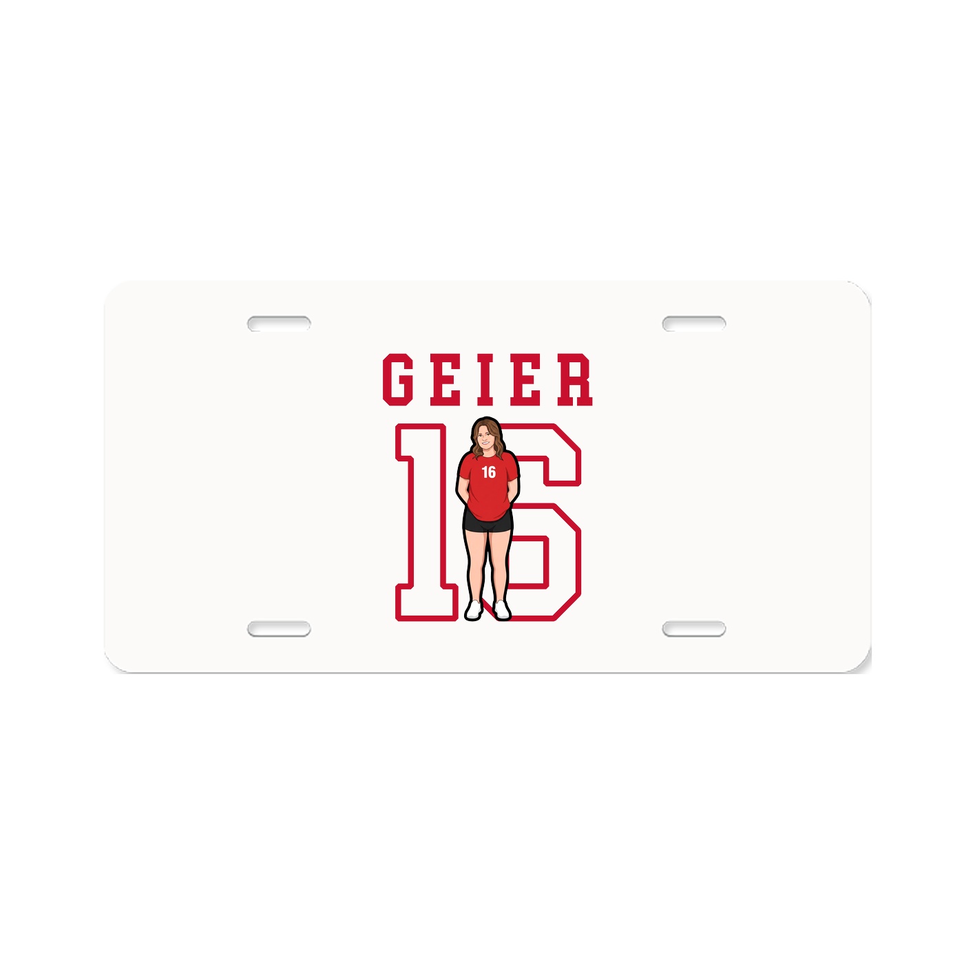 License Plate — Shirsey in Classic