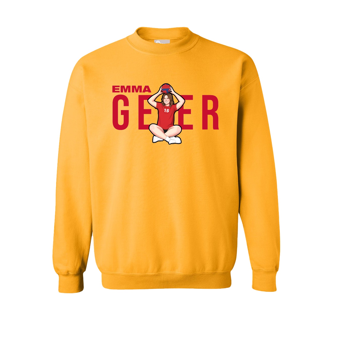 Fleece Crew — Player Name in Gold