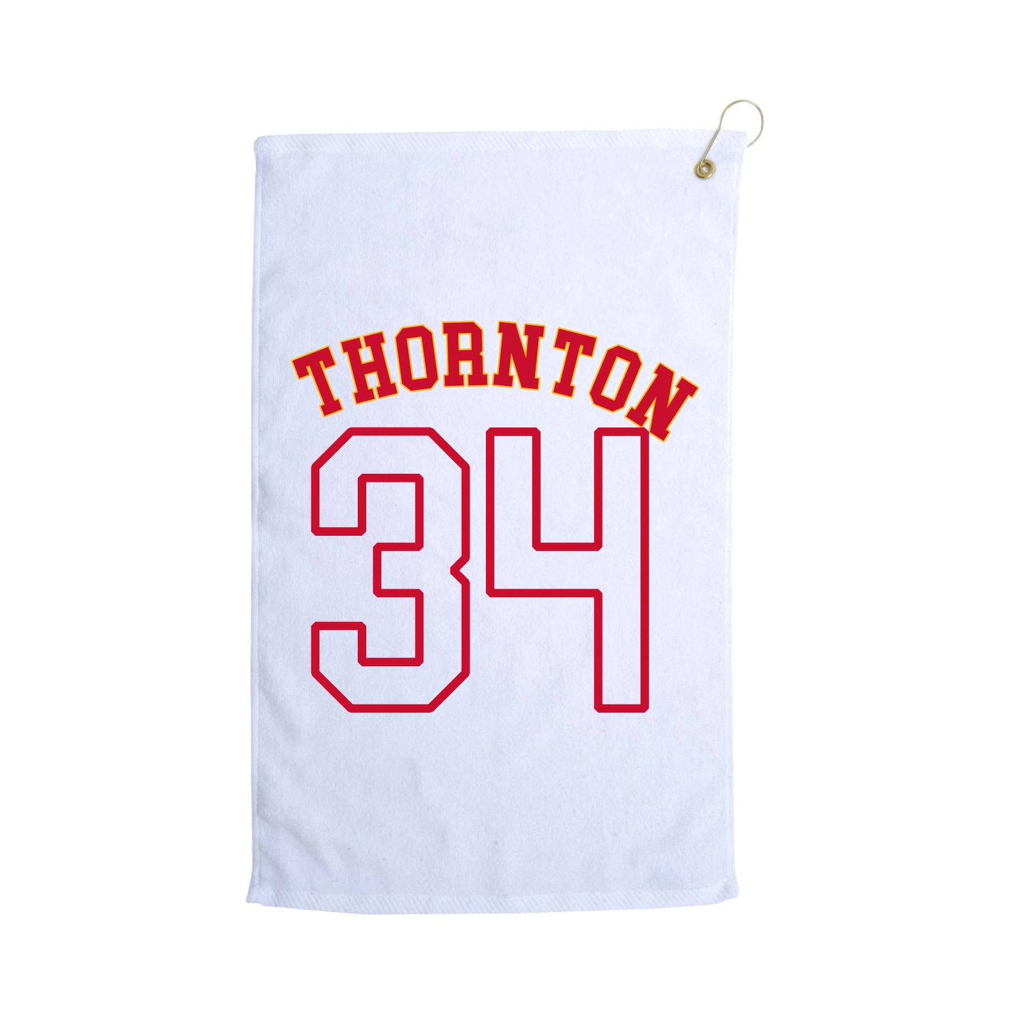Golf Towel — Shirsey Arch in White