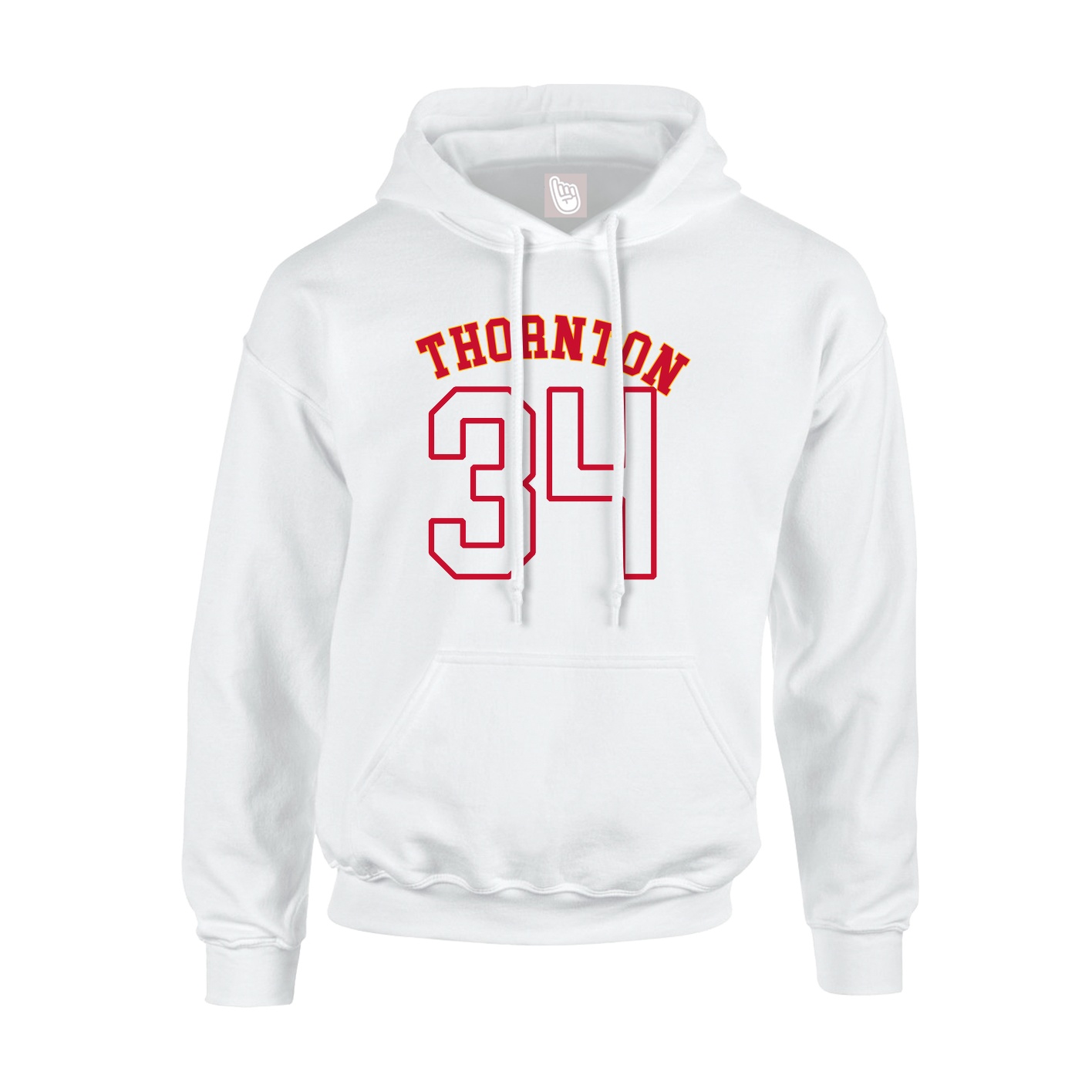 Youth Hoodie — Shirsey Arch in White