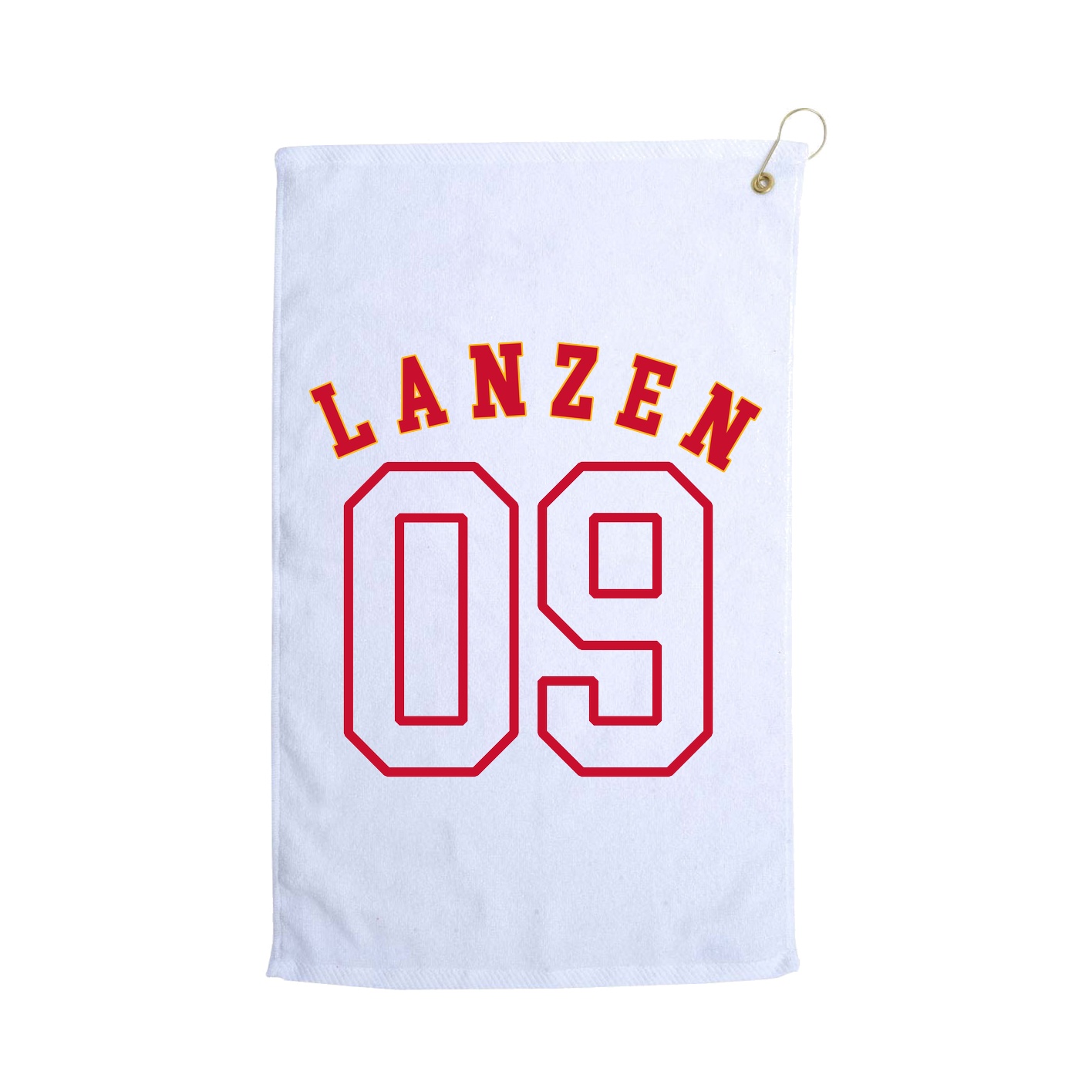 Golf Towel — Shirsey Arch in White