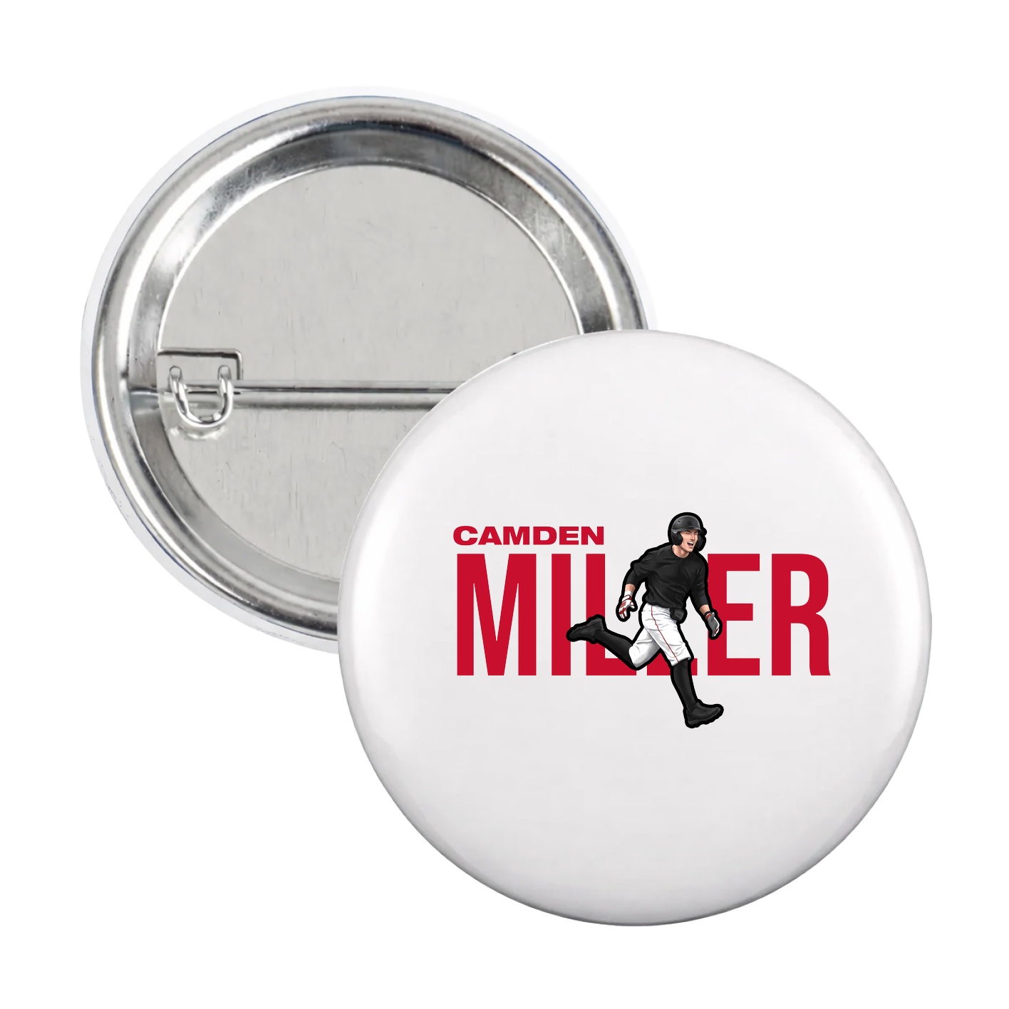 Game Day Button — Player Name in White