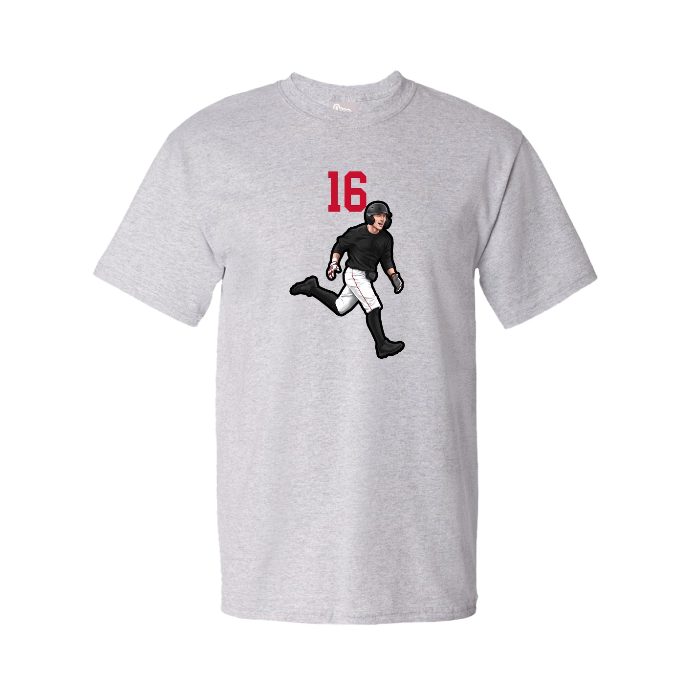 Tee — Number Top in Grey
