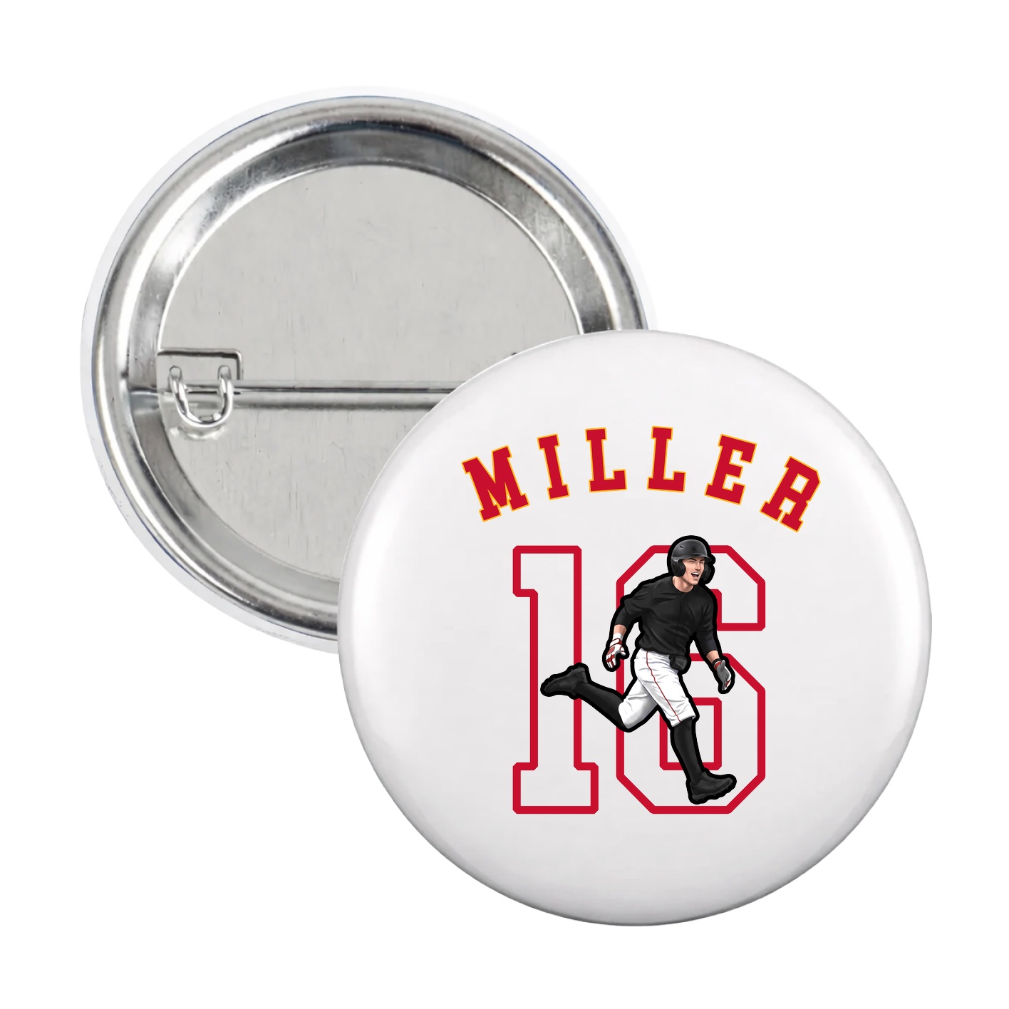 Game Day Button — Shirsey Arch in White