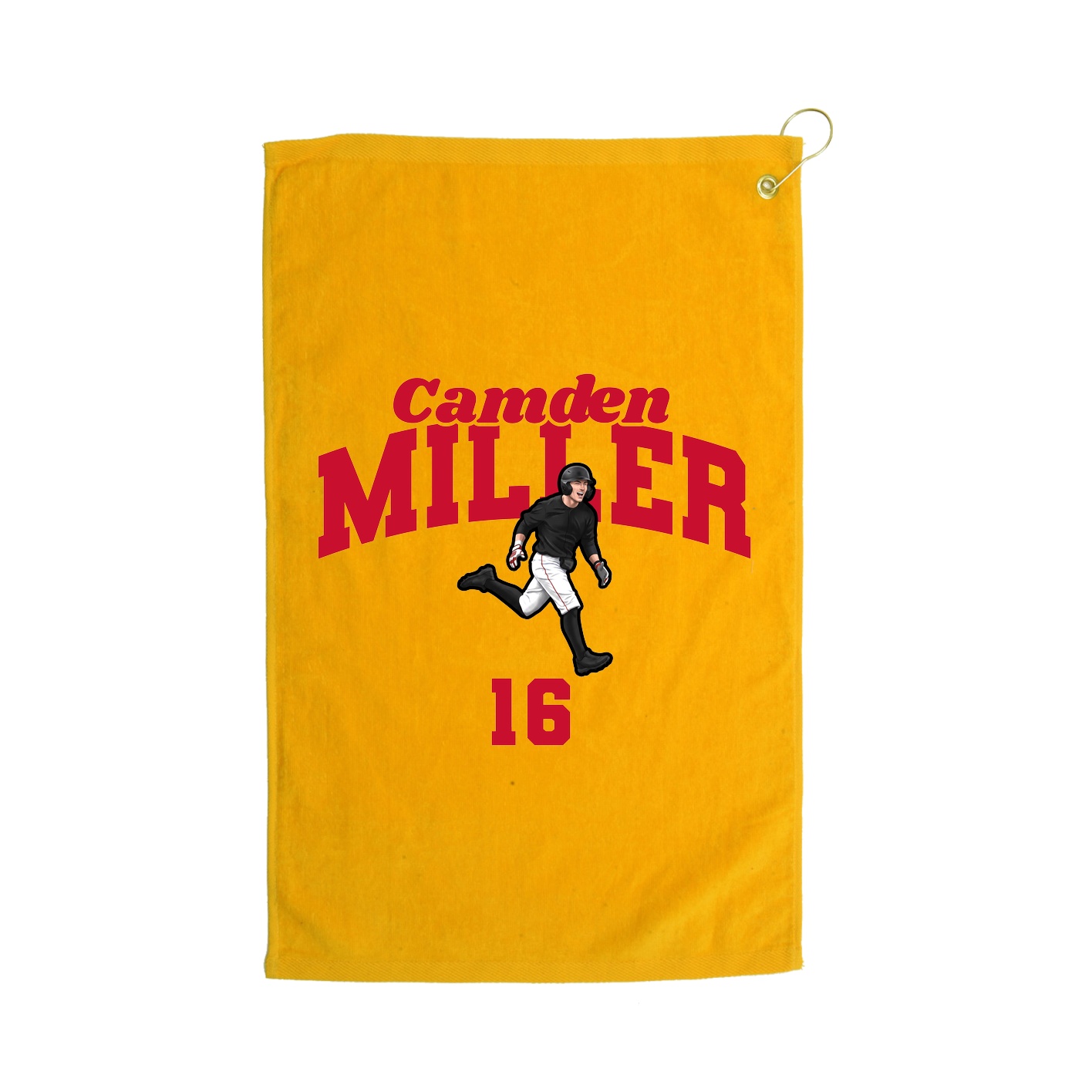 Golf Towel — Signature Arch in Gold