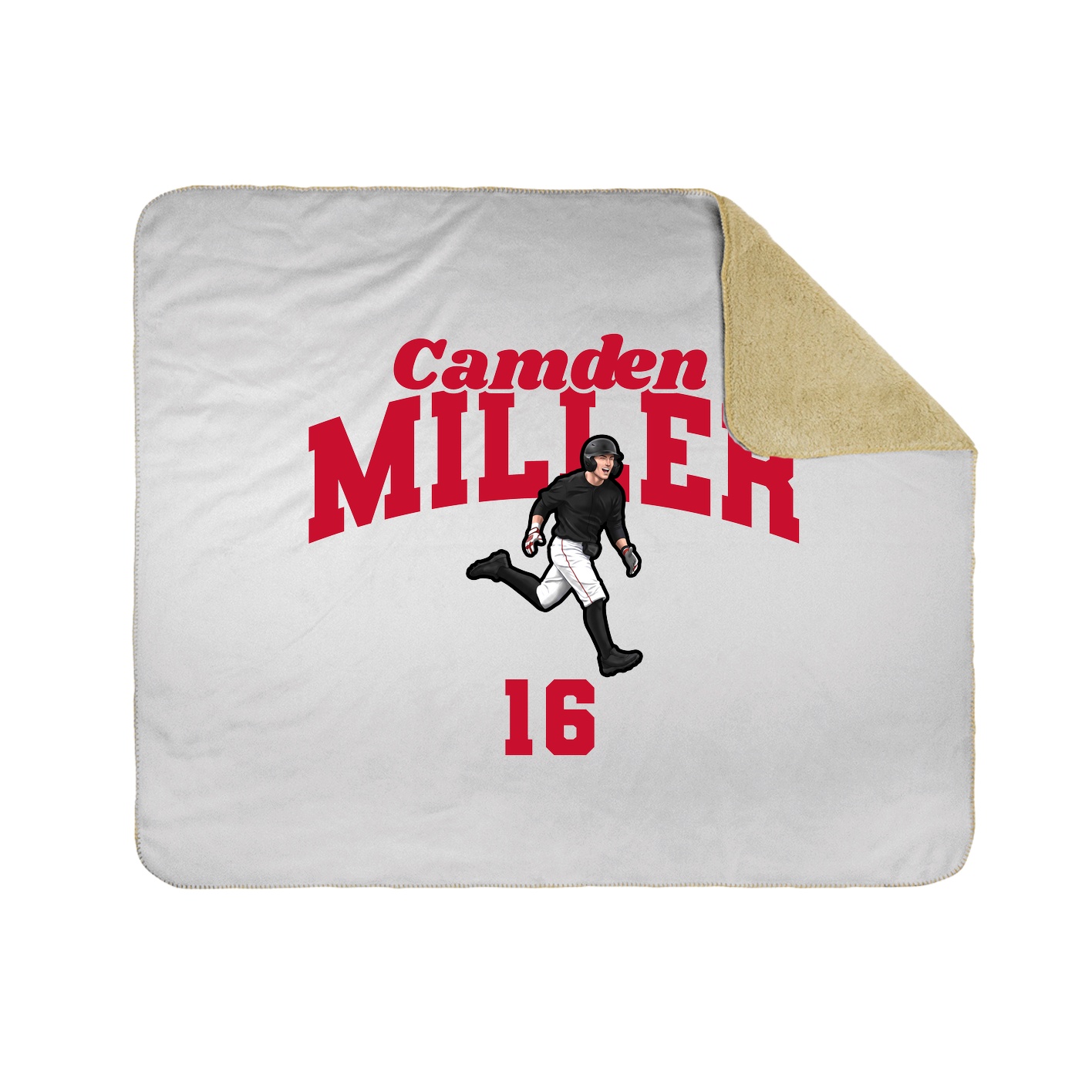 Throw Blanket — Signature Arch in White