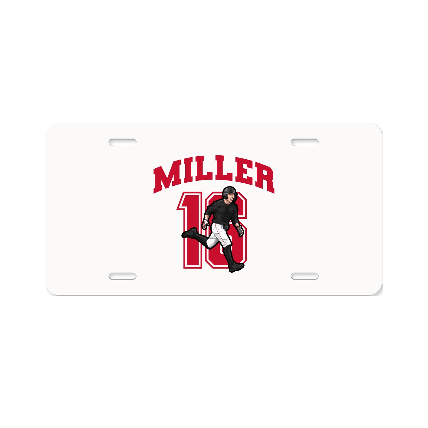 License Plate — Number in Classic