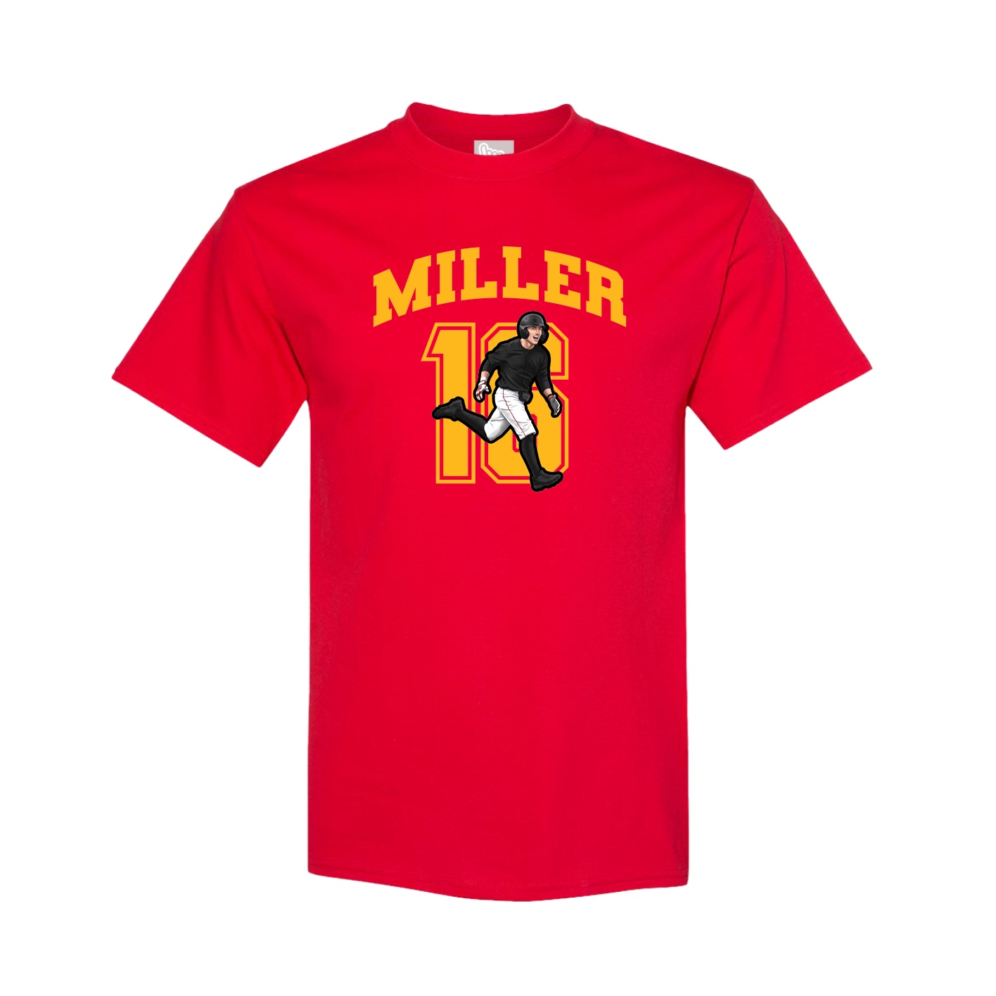 Youth Tee — Number in Red