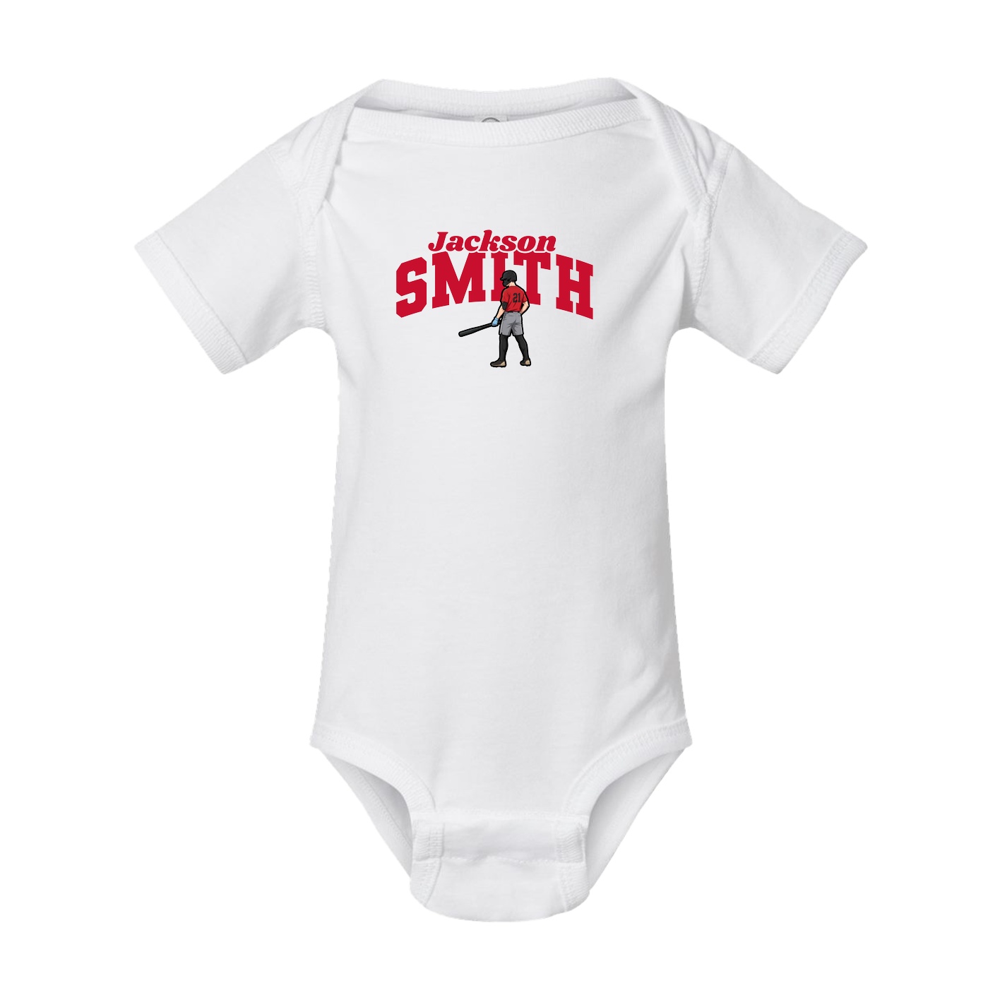 Baby Onesie — Signature Arch in White