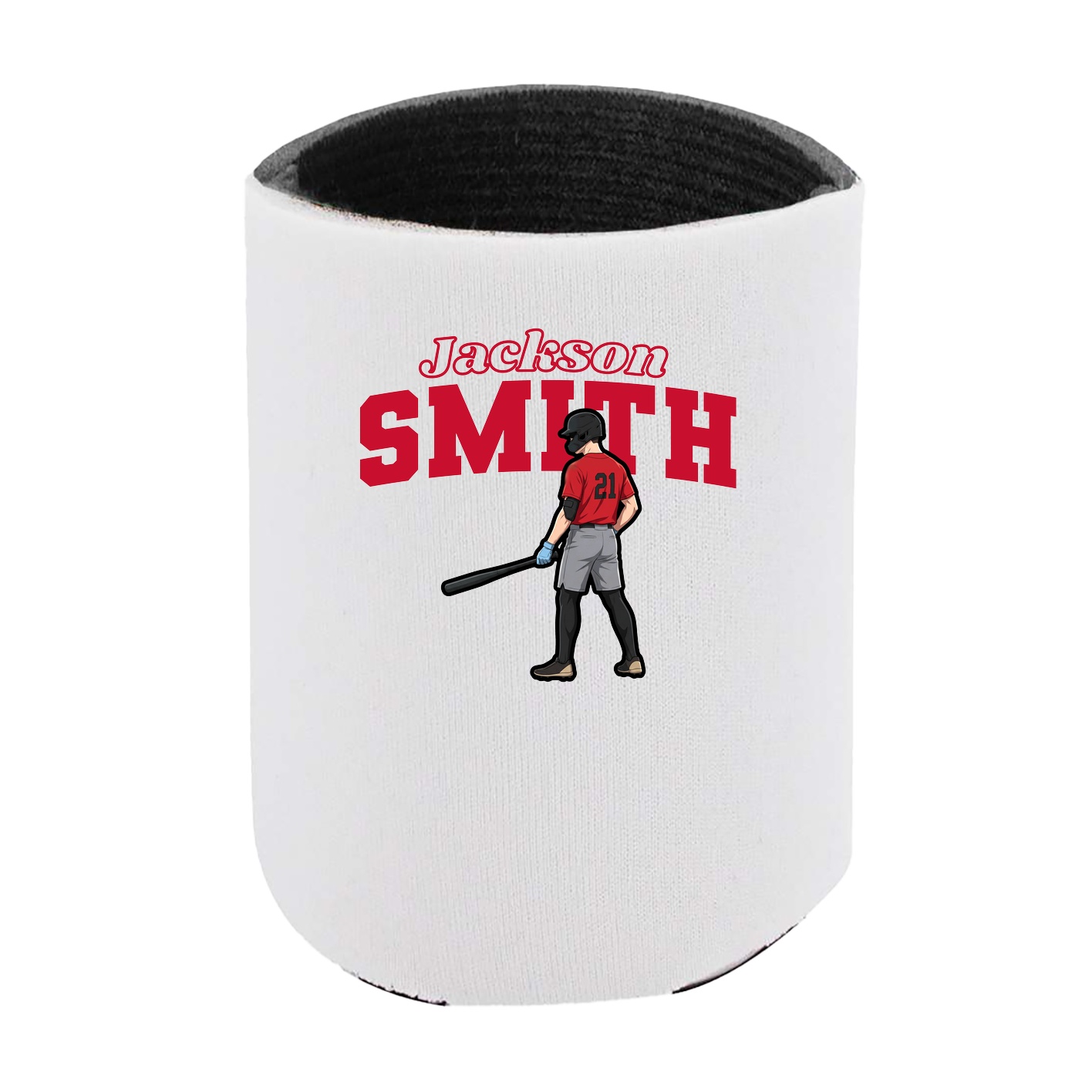 Can Holder — Name Arch in White