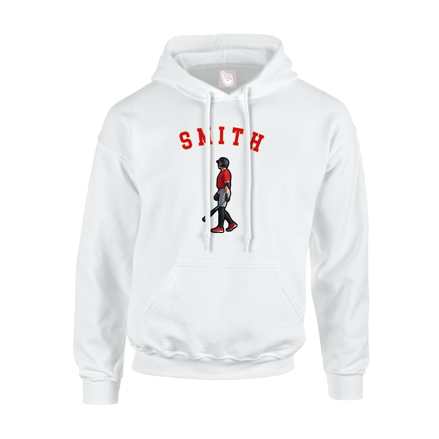 Youth Hoodie — Shirsey Arch in White
