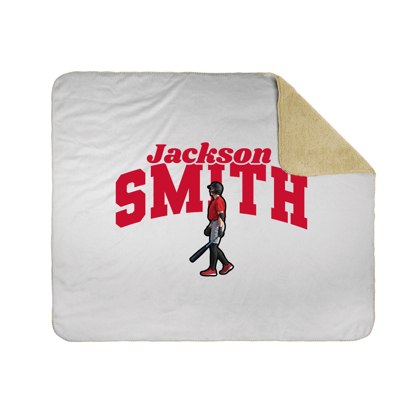 Throw Blanket — Signature Arch in White