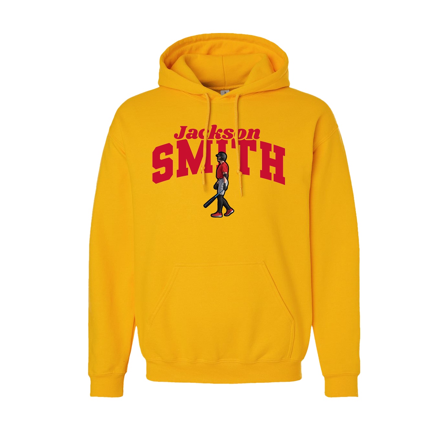 Hoodie — Signature Arch in Gold