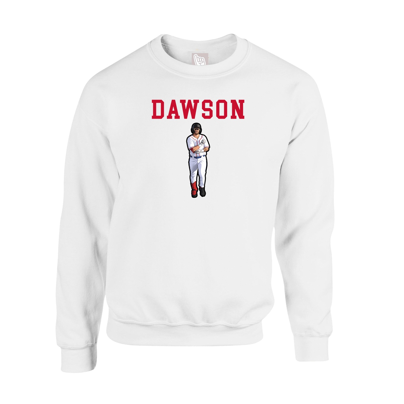 Fleece Crew — Shirsey in White