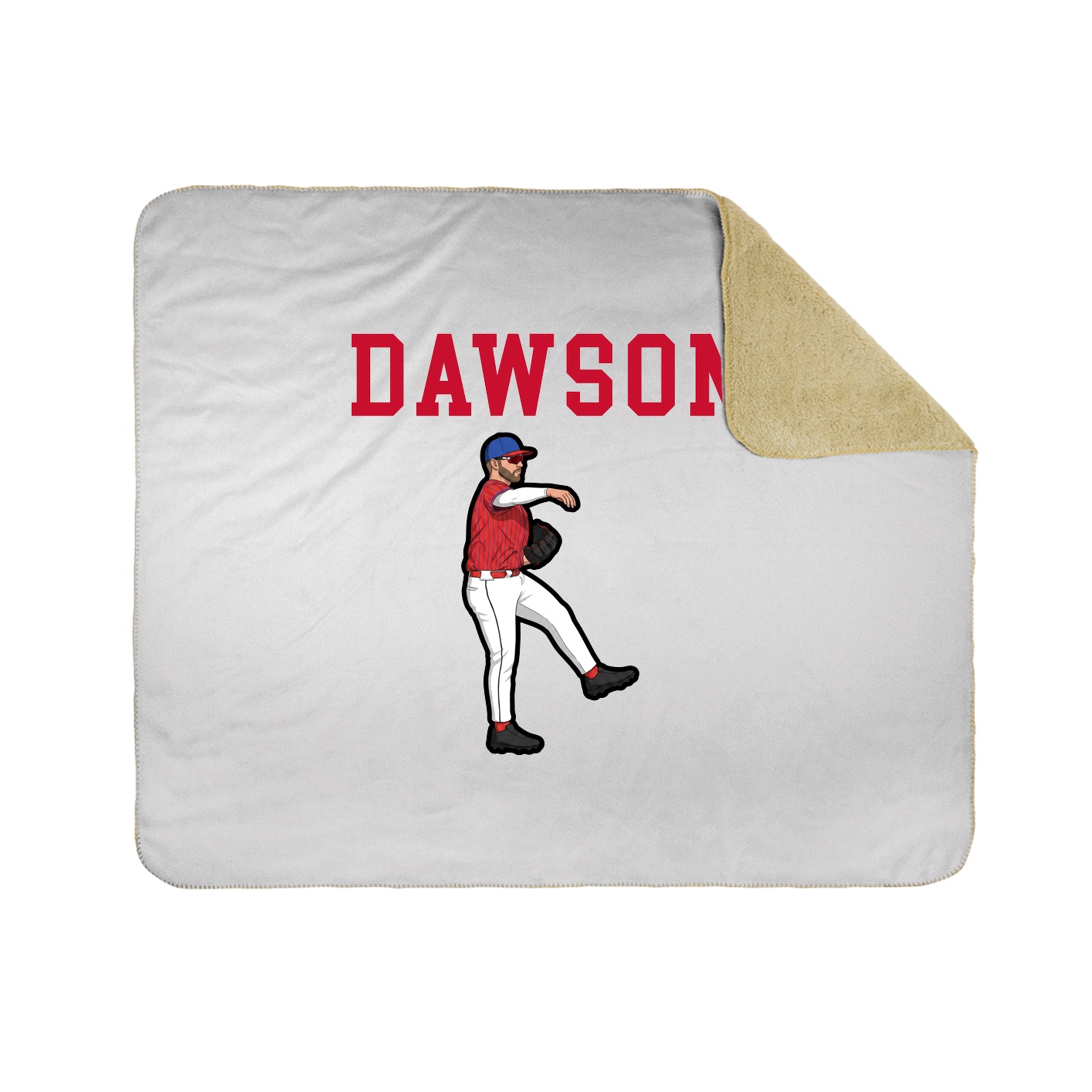 Throw Blanket — Shirsey in White