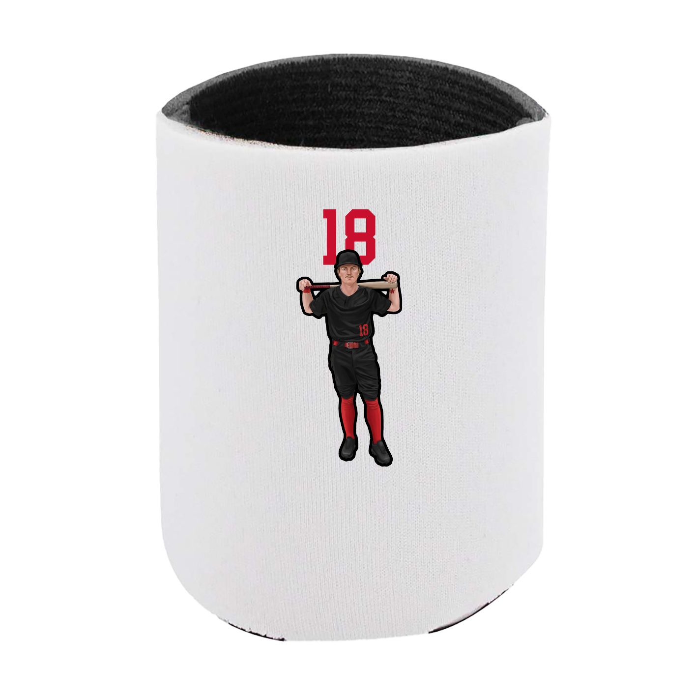 Can Holder — Number Top in White