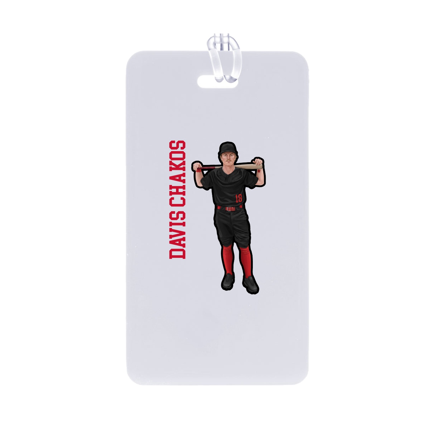 Bag Tag — Name Vertical in Classic