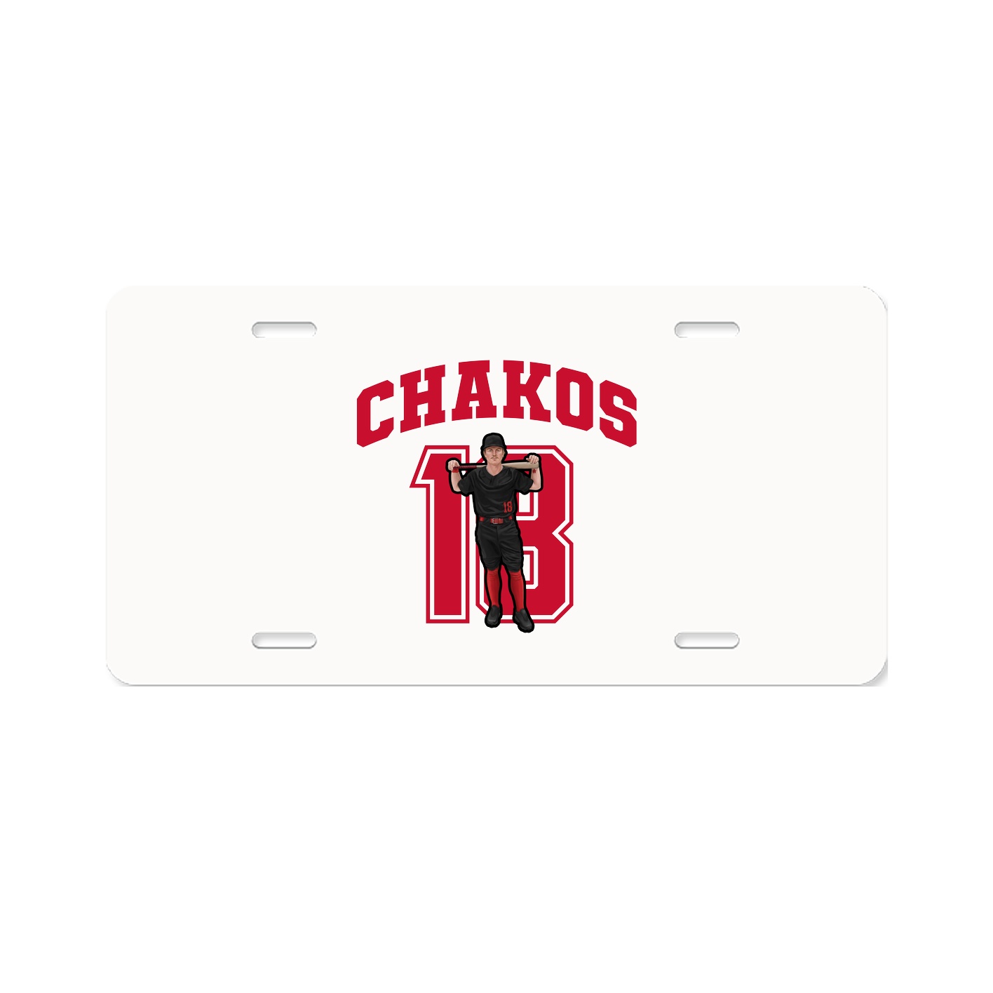 License Plate — Number in Classic