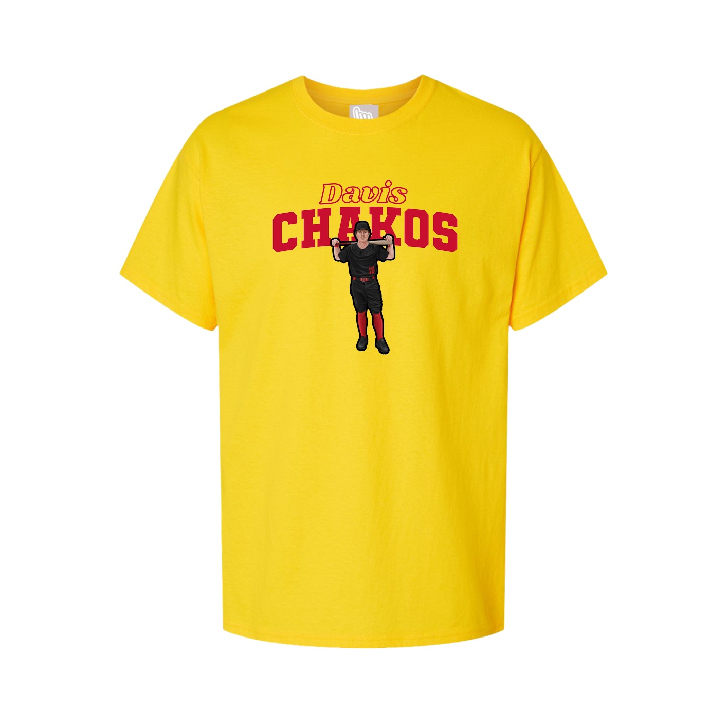 Youth Tee — Name Arch in Gold