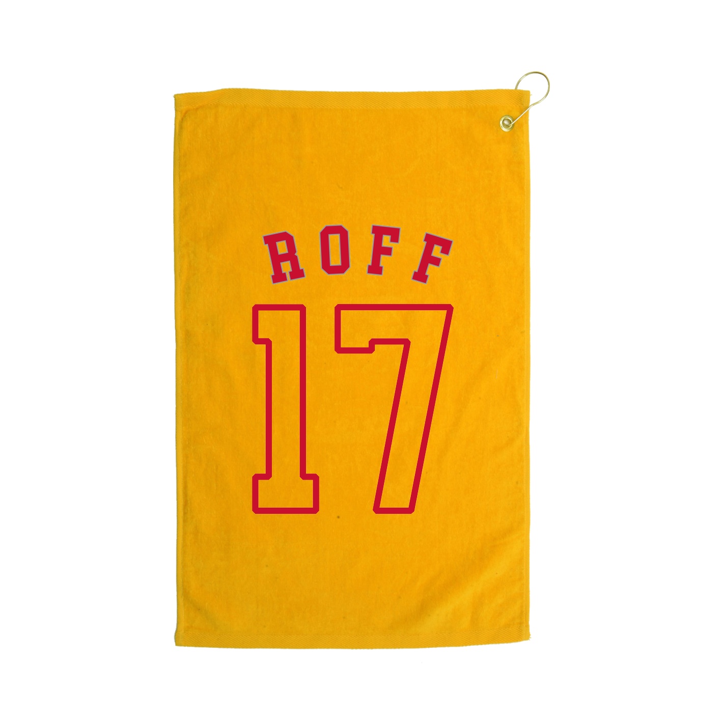 Golf Towel — Shirsey Arch in Gold