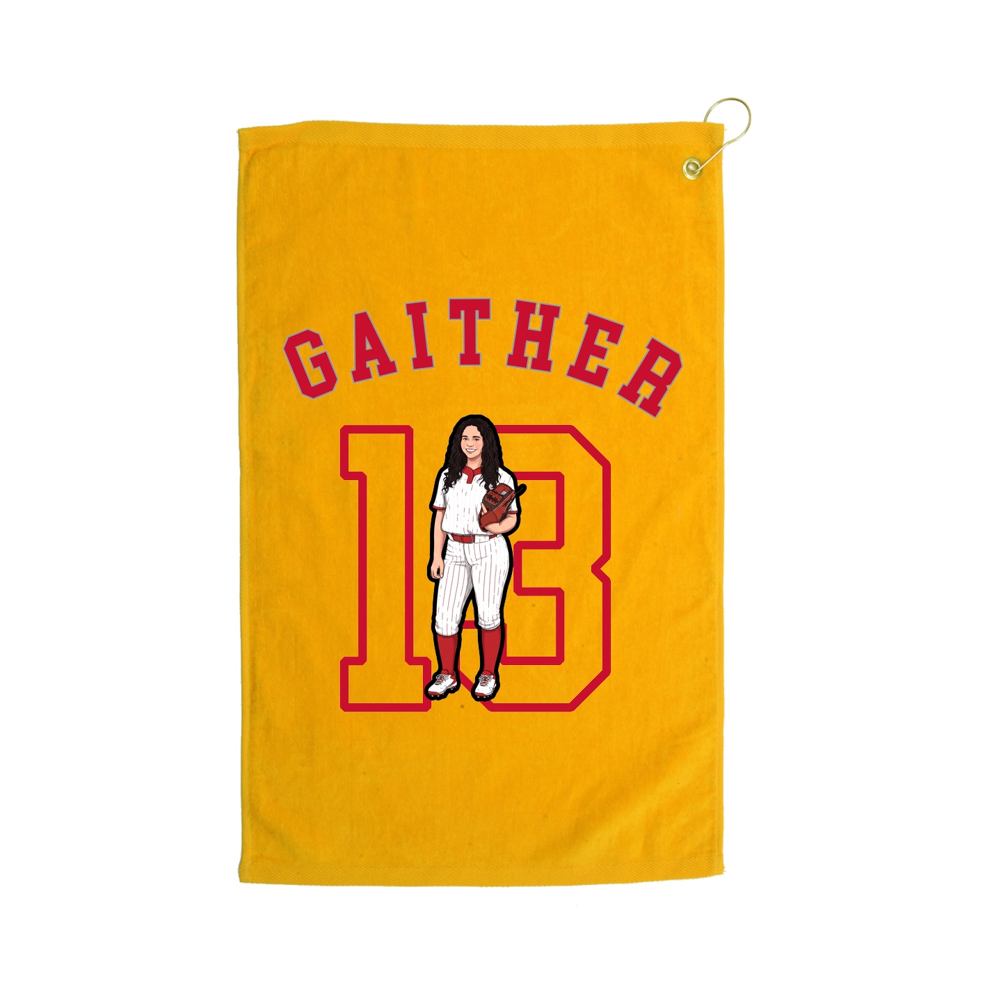 Golf Towel — Shirsey Arch in Gold
