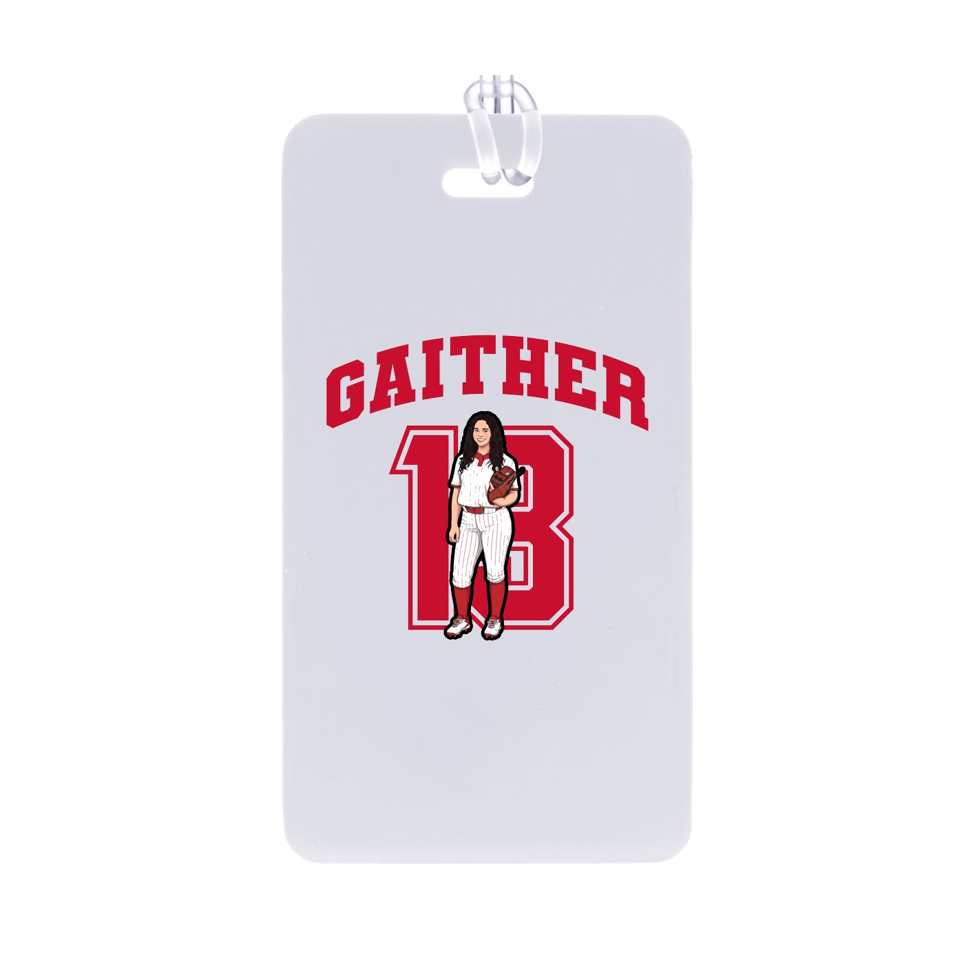 Bag Tag — Number in Classic