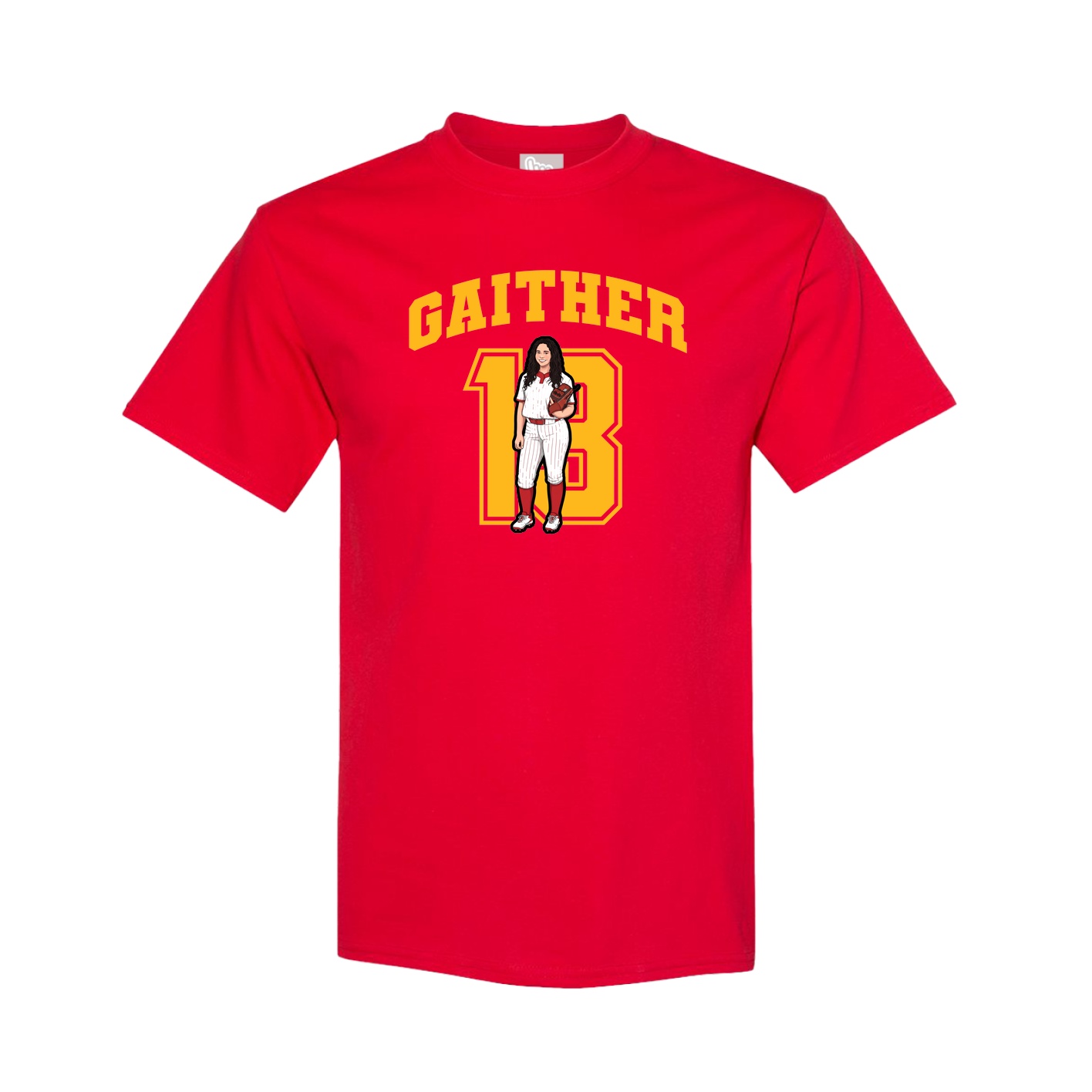 Tee — Number in Red