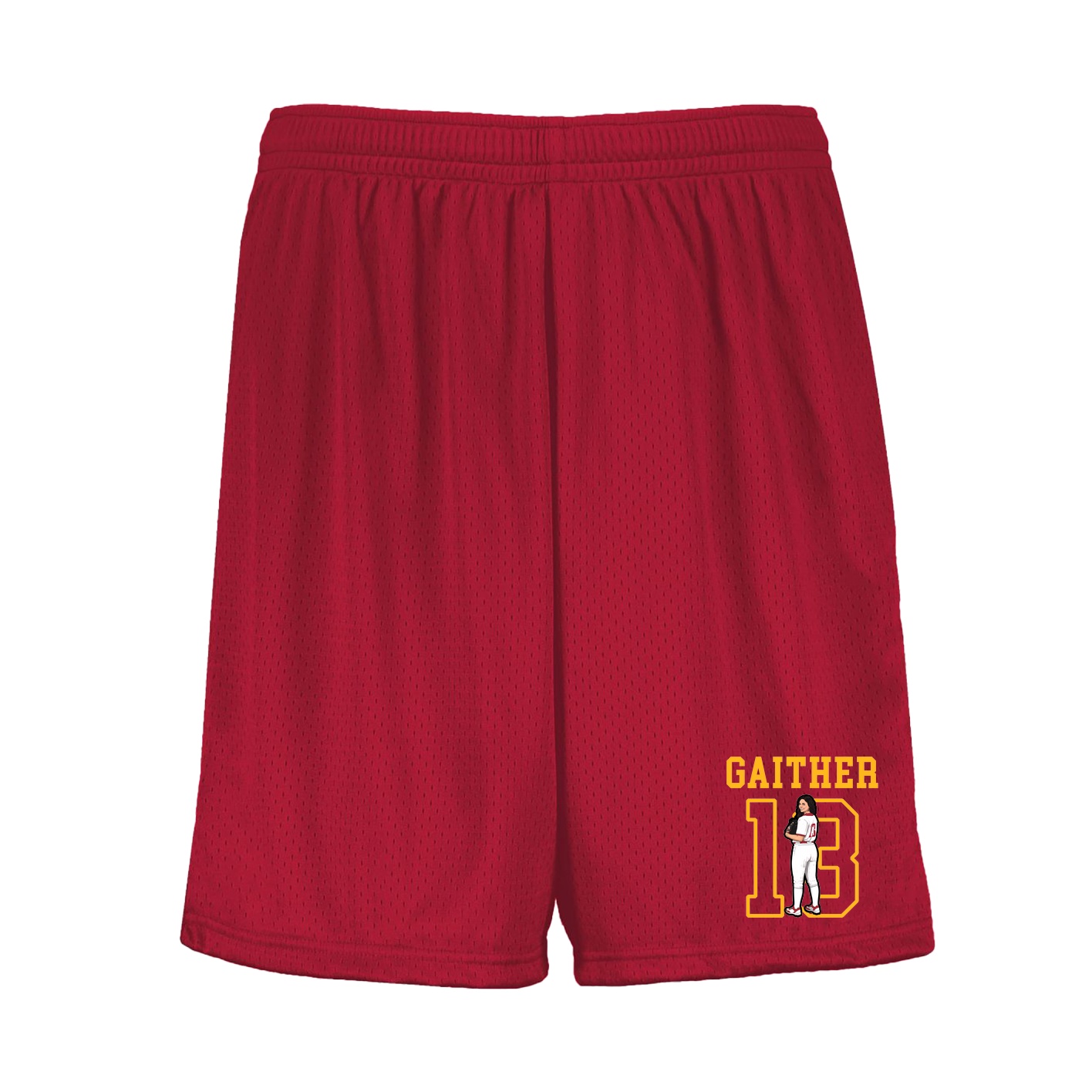 Shorts — Shirsey in Red