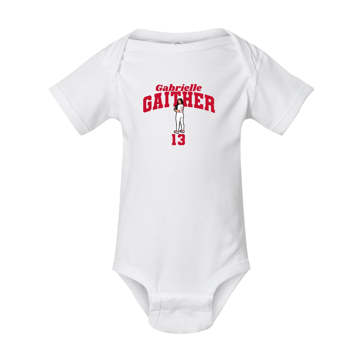Baby Onesie — Signature Arch in White
