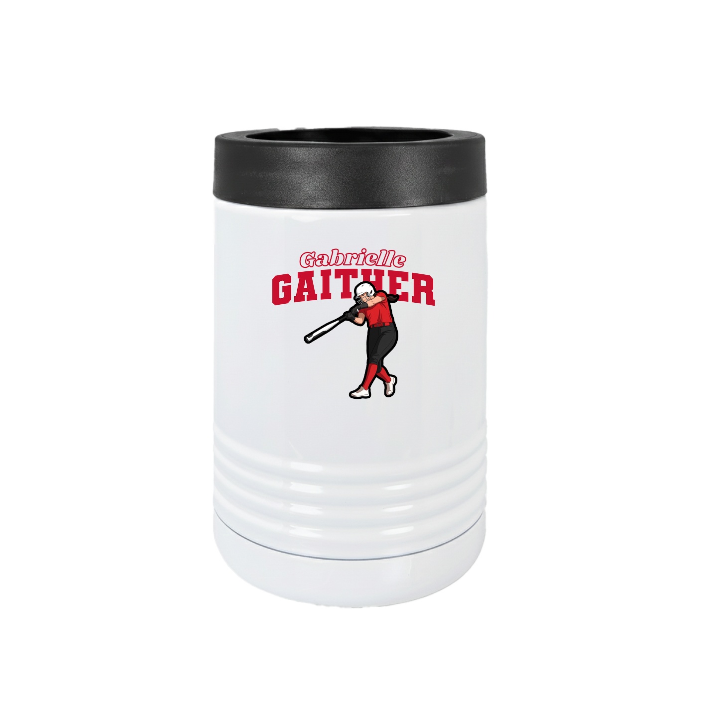 Beverage Holder — Name Arch in White