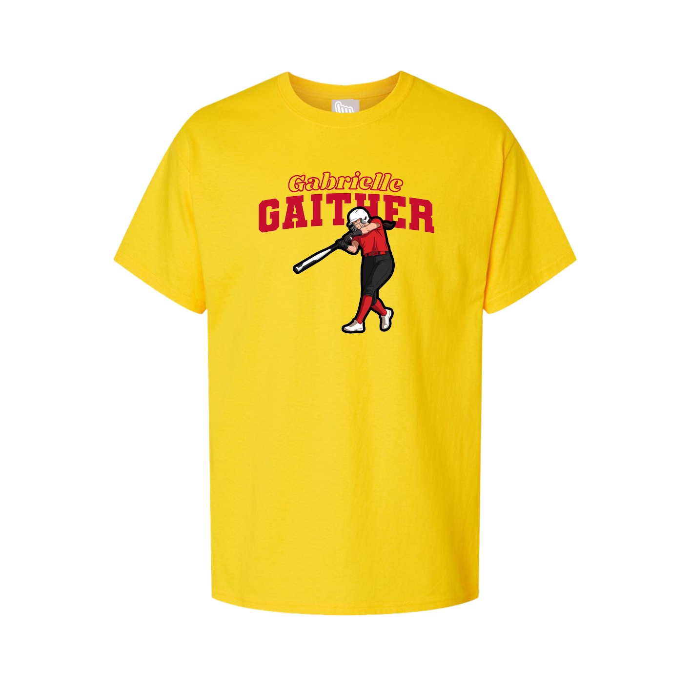 Tee — Name Arch in Gold
