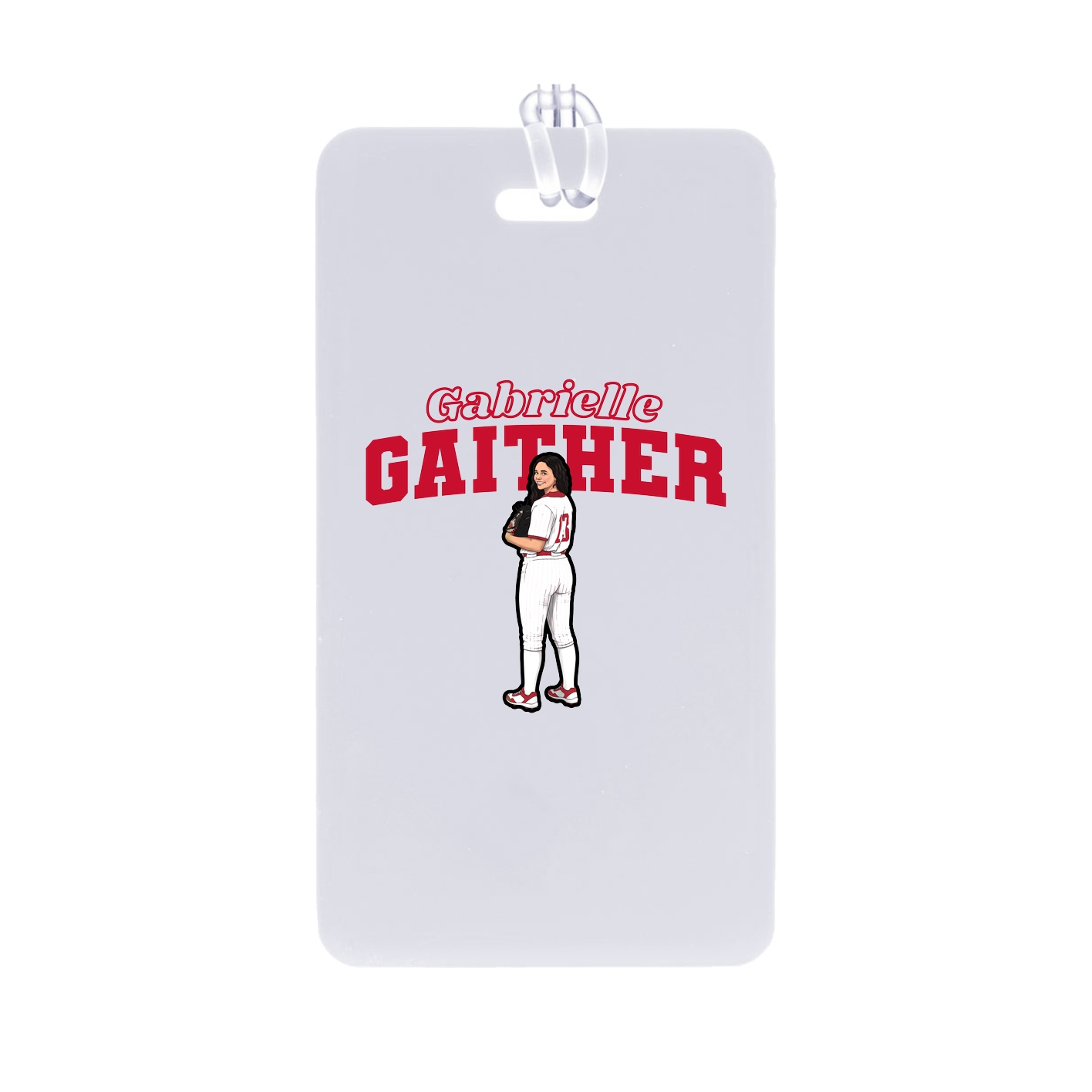 Bag Tag — Name Arch in Classic