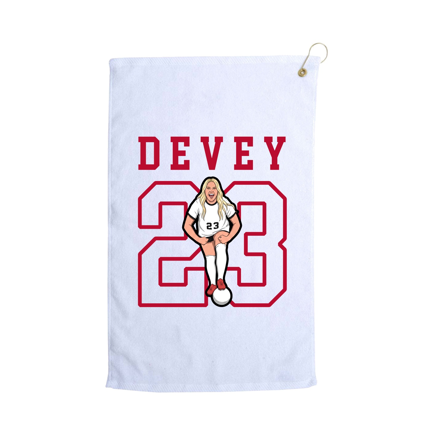 Golf Towel — Shirsey in White