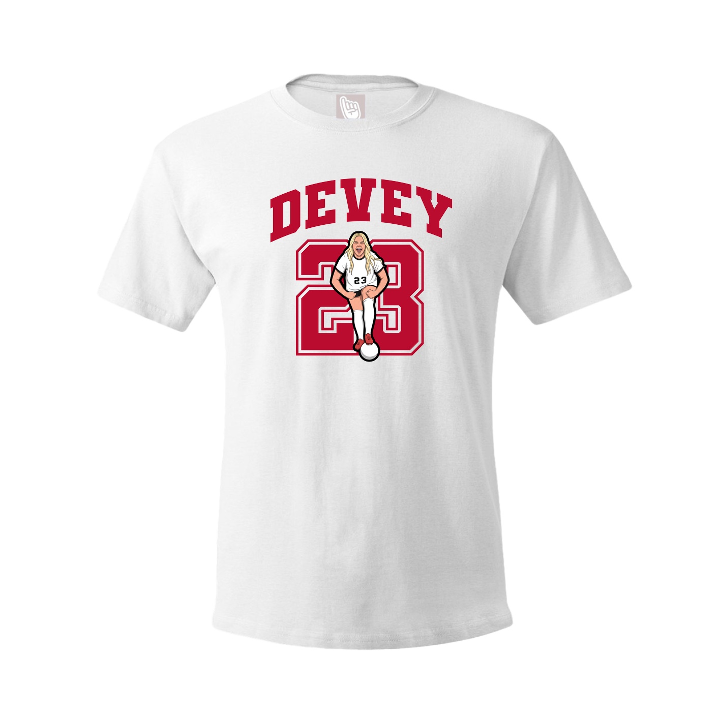 Tee — Number in White