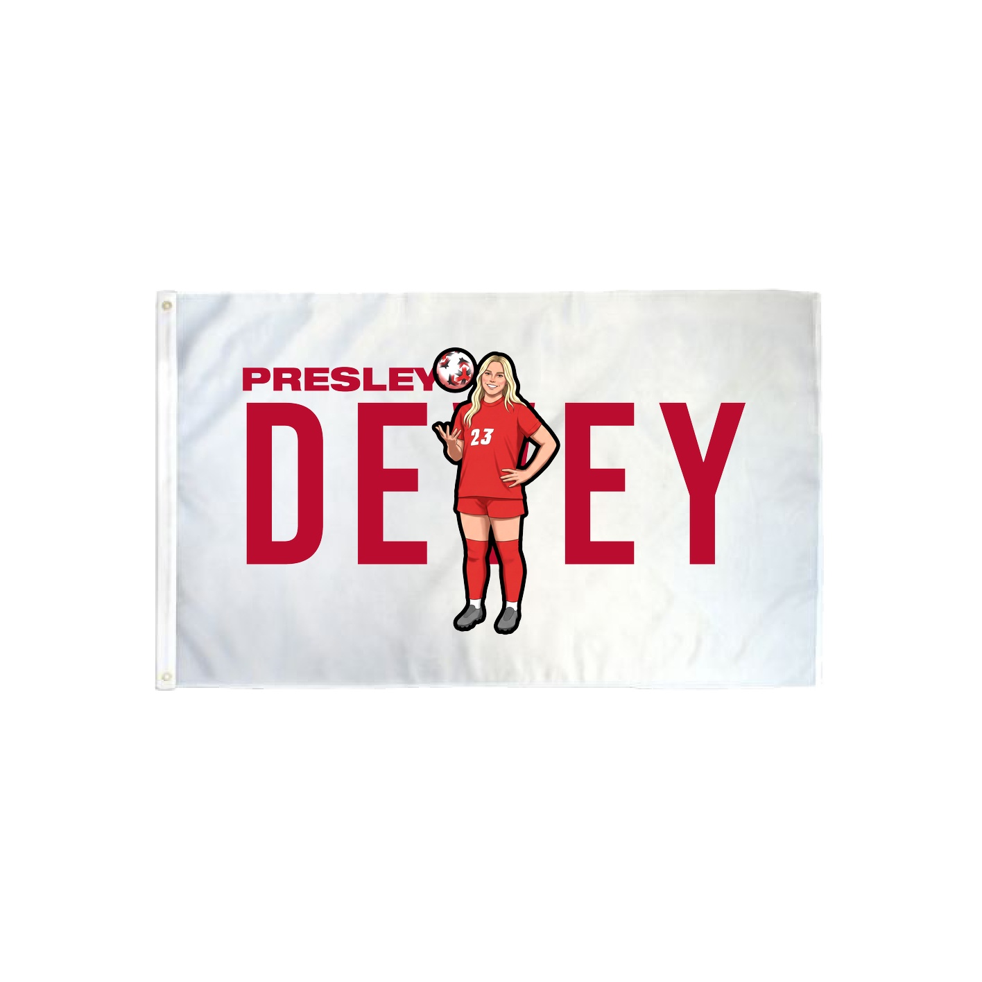 3x5 Flag — Player Name in Classic