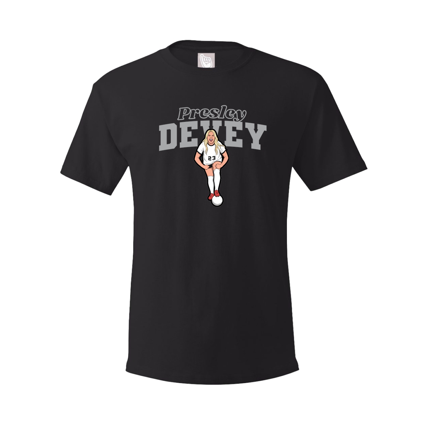 Youth Tee — Name Arch in Black