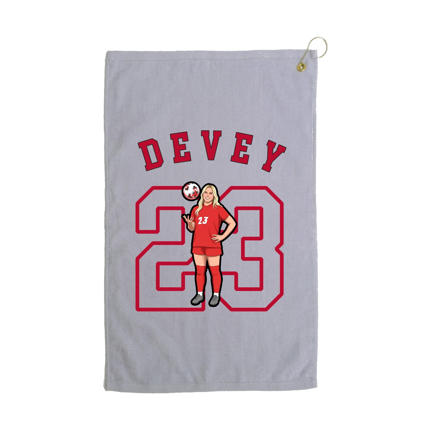 Golf Towel — Shirsey Arch in Grey
