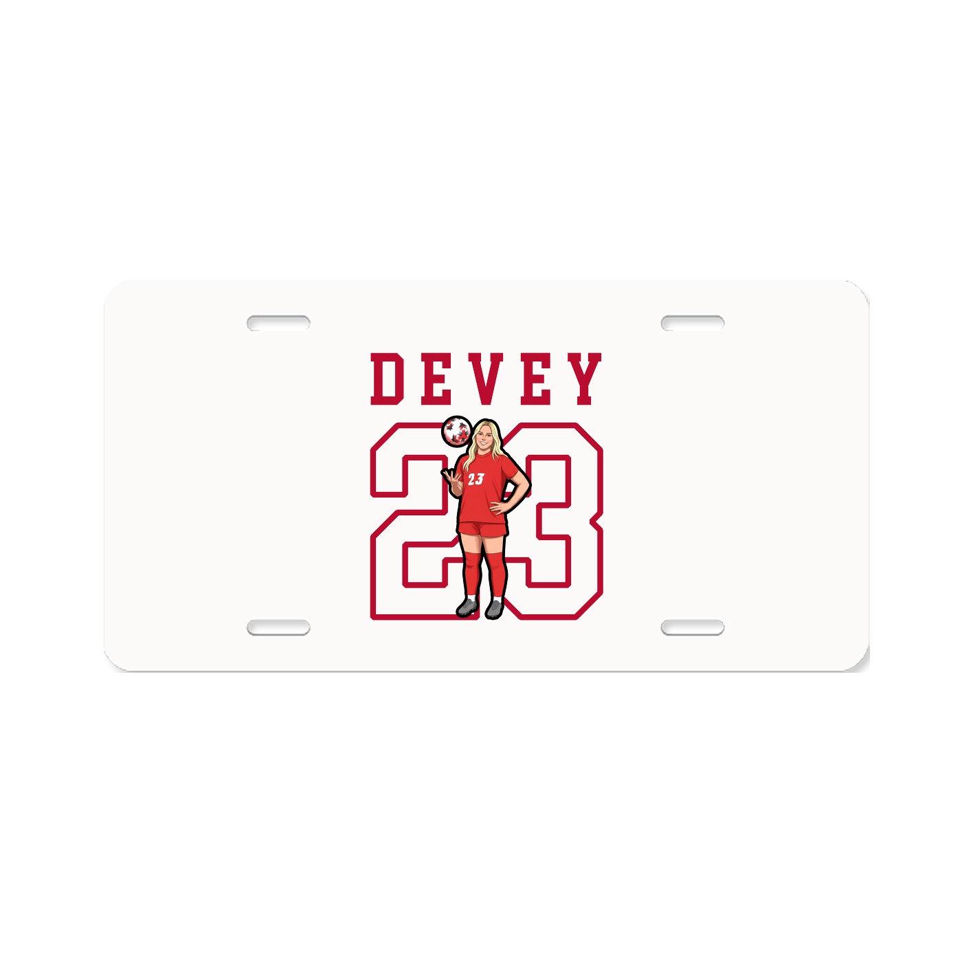 License Plate — Shirsey in Classic