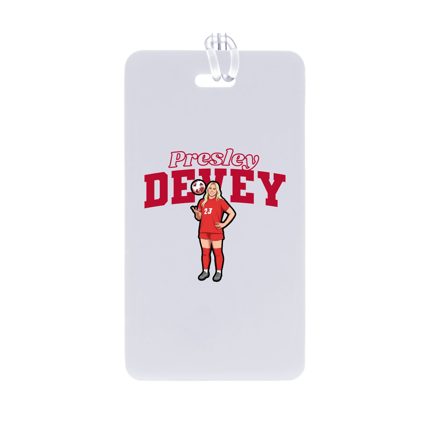 Bag Tag — Name Arch in Classic