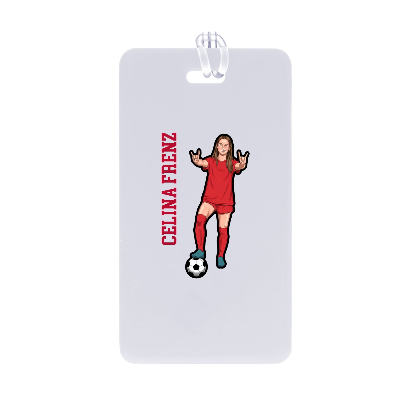 Bag Tag — Name Vertical in Classic